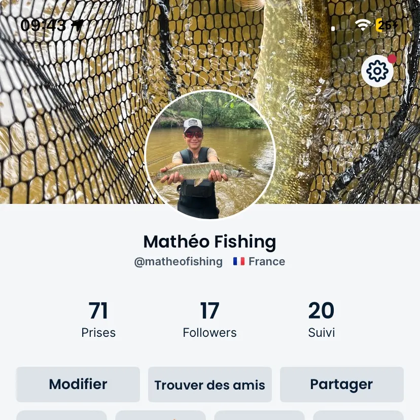 Fish caught on Fishbrain