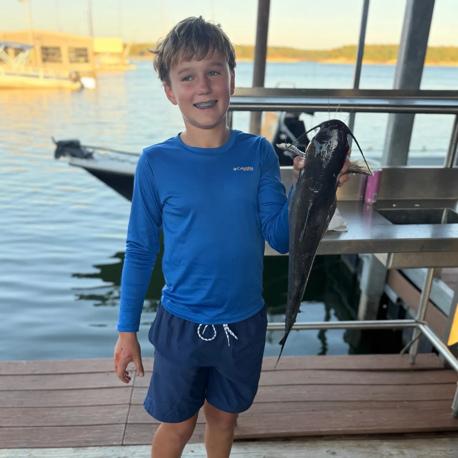 Blue catfish caught on Fishbrain