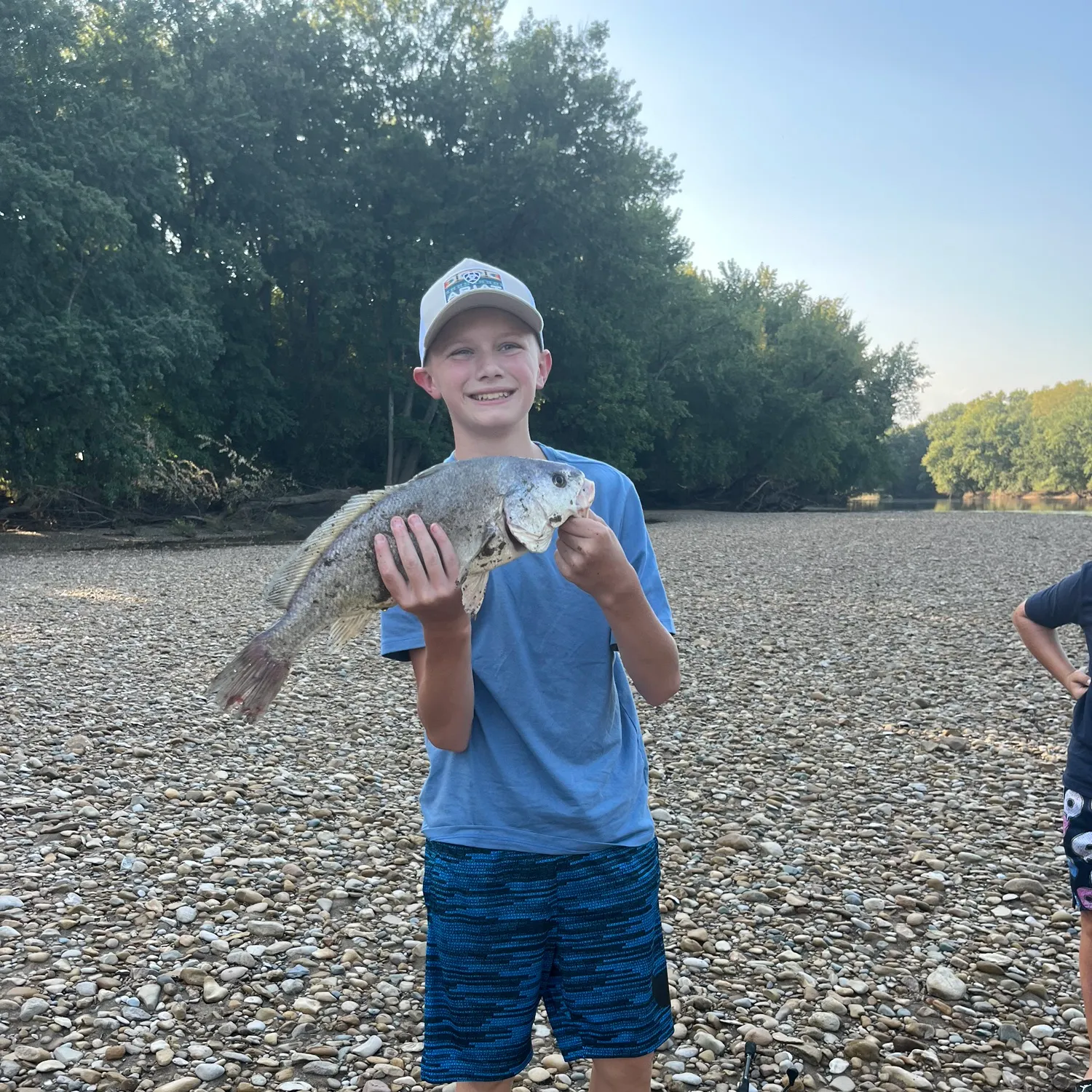 Freshwater drum caught on Fishbrain
