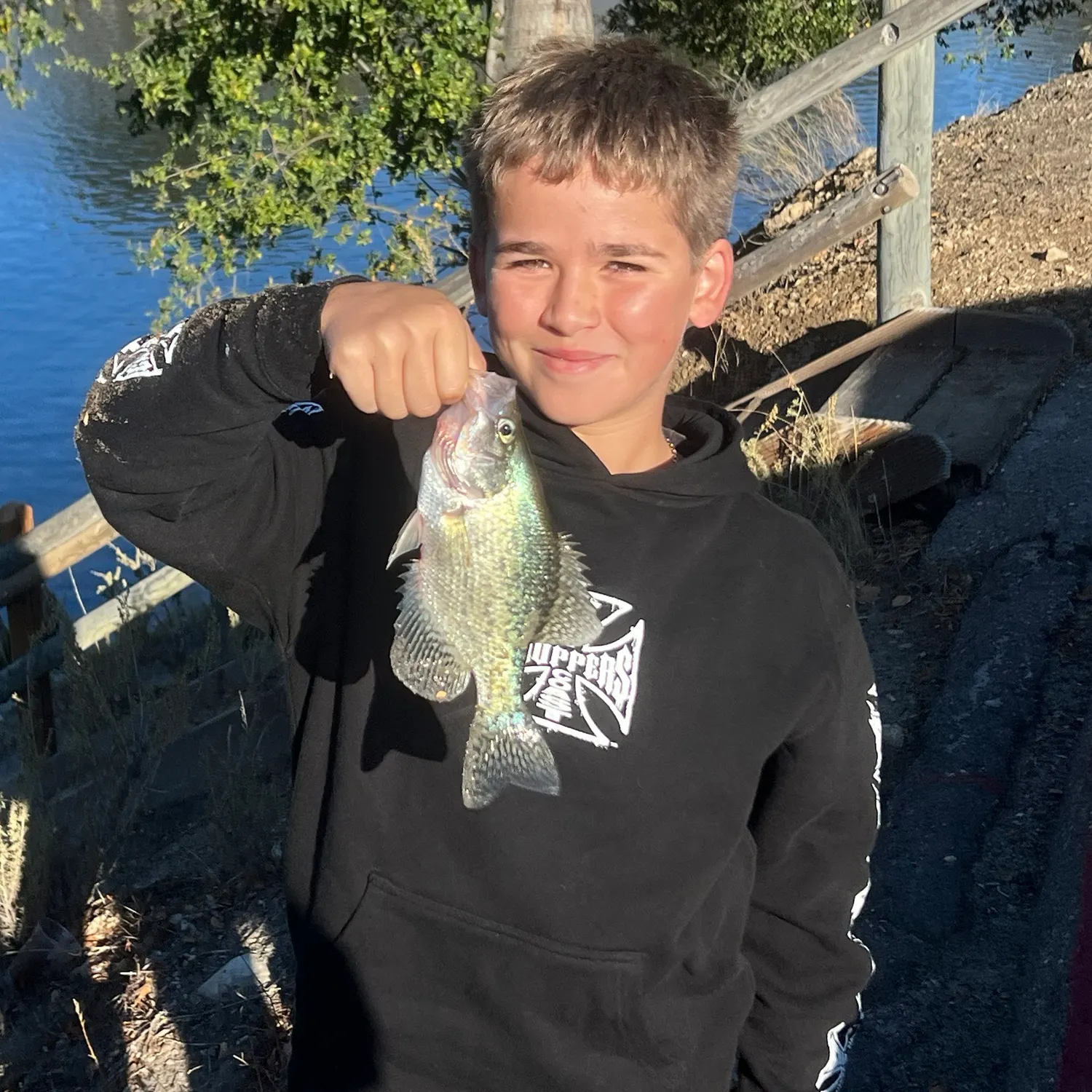 White crappie caught on Fishbrain