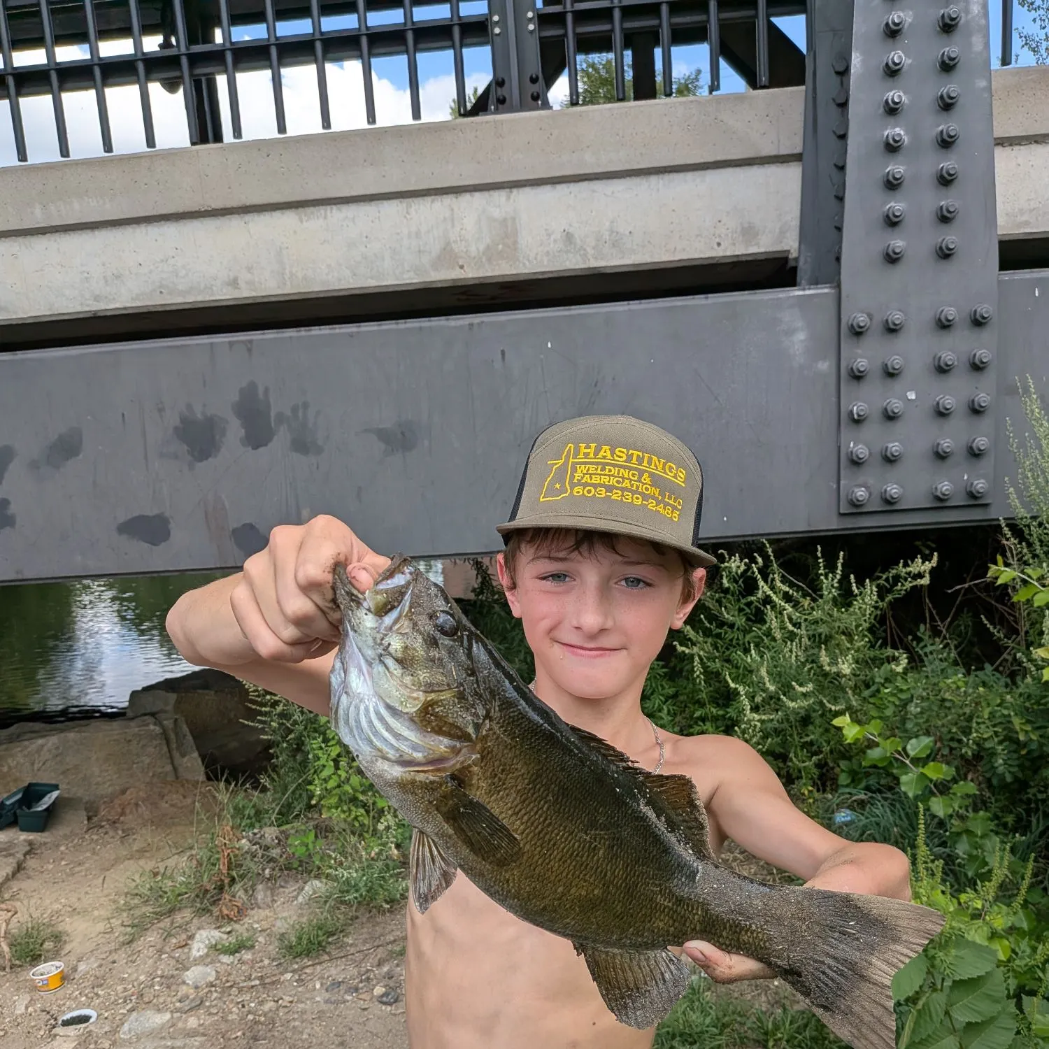 Smallmouth bass caught on Fishbrain
