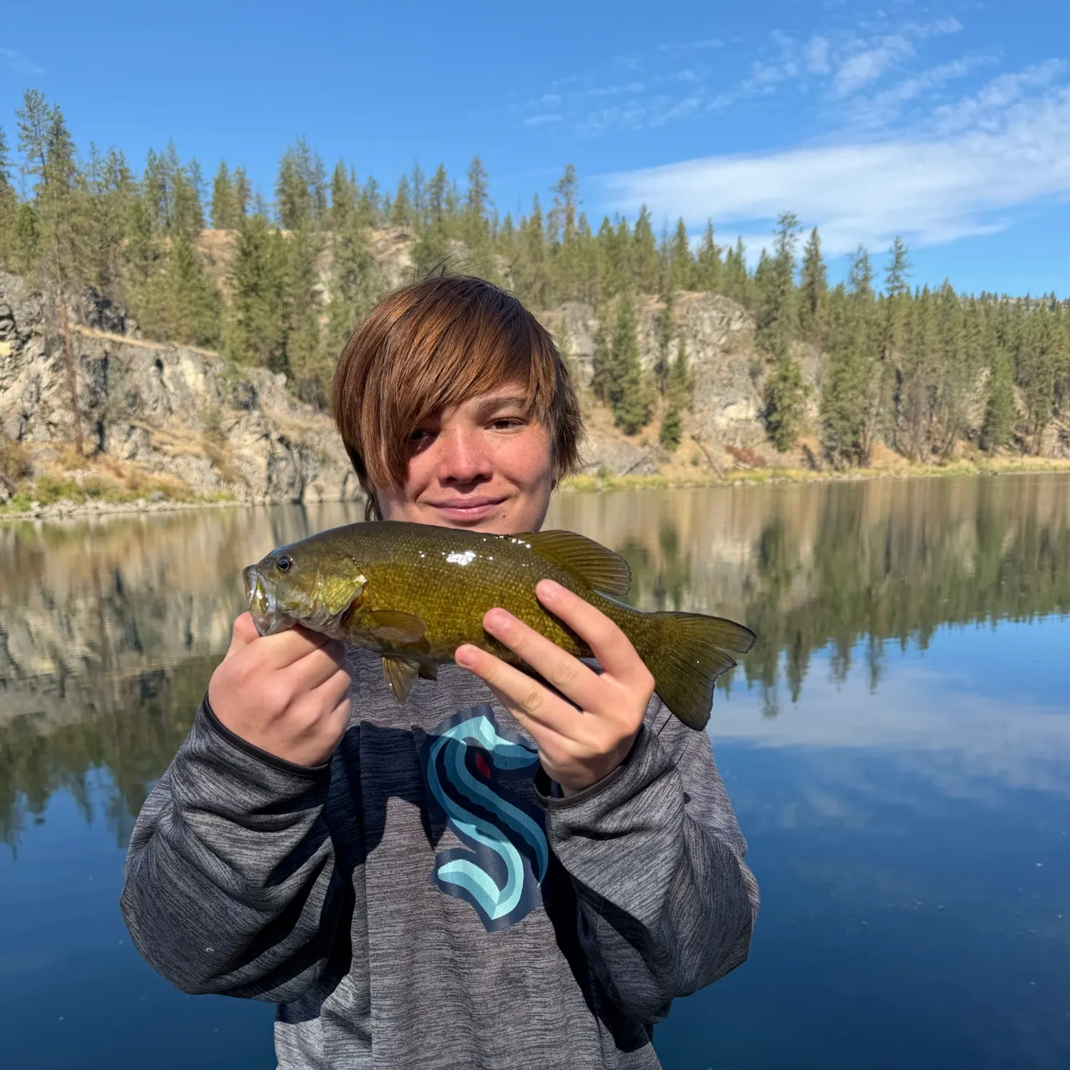 Smallmouth bass caught on Fishbrain