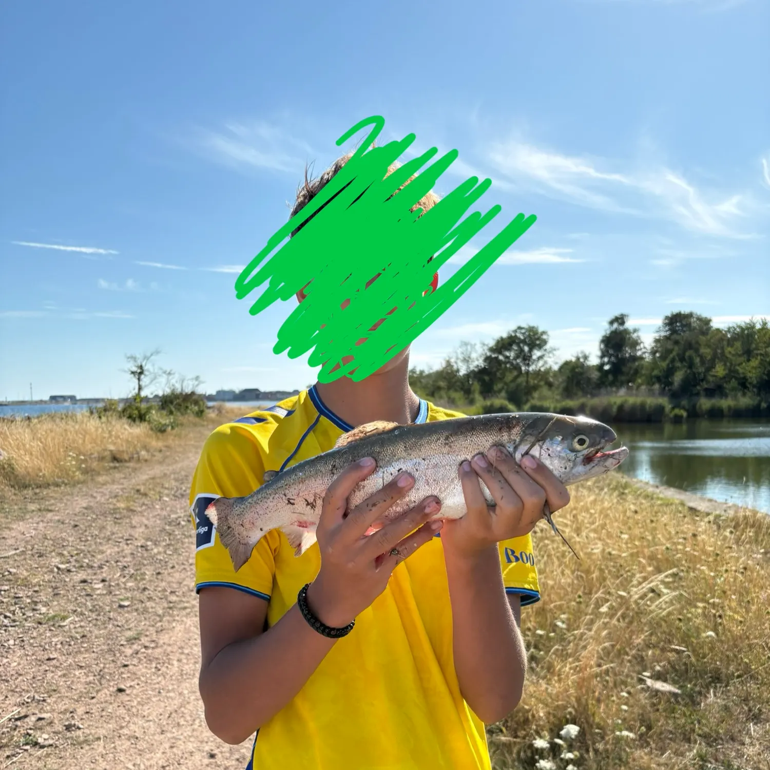 Rainbow trout caught on Fishbrain