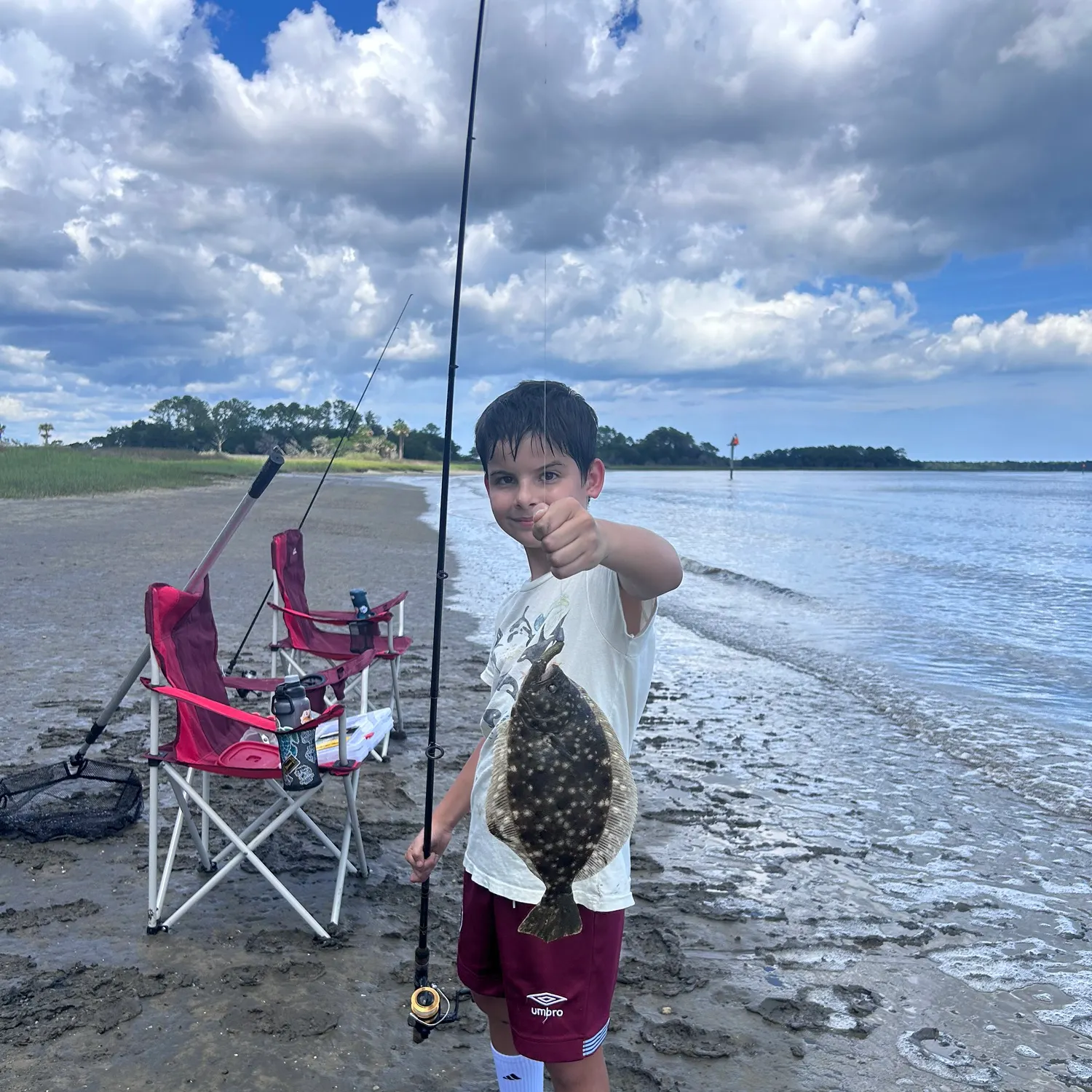 Southern flounder caught on Fishbrain