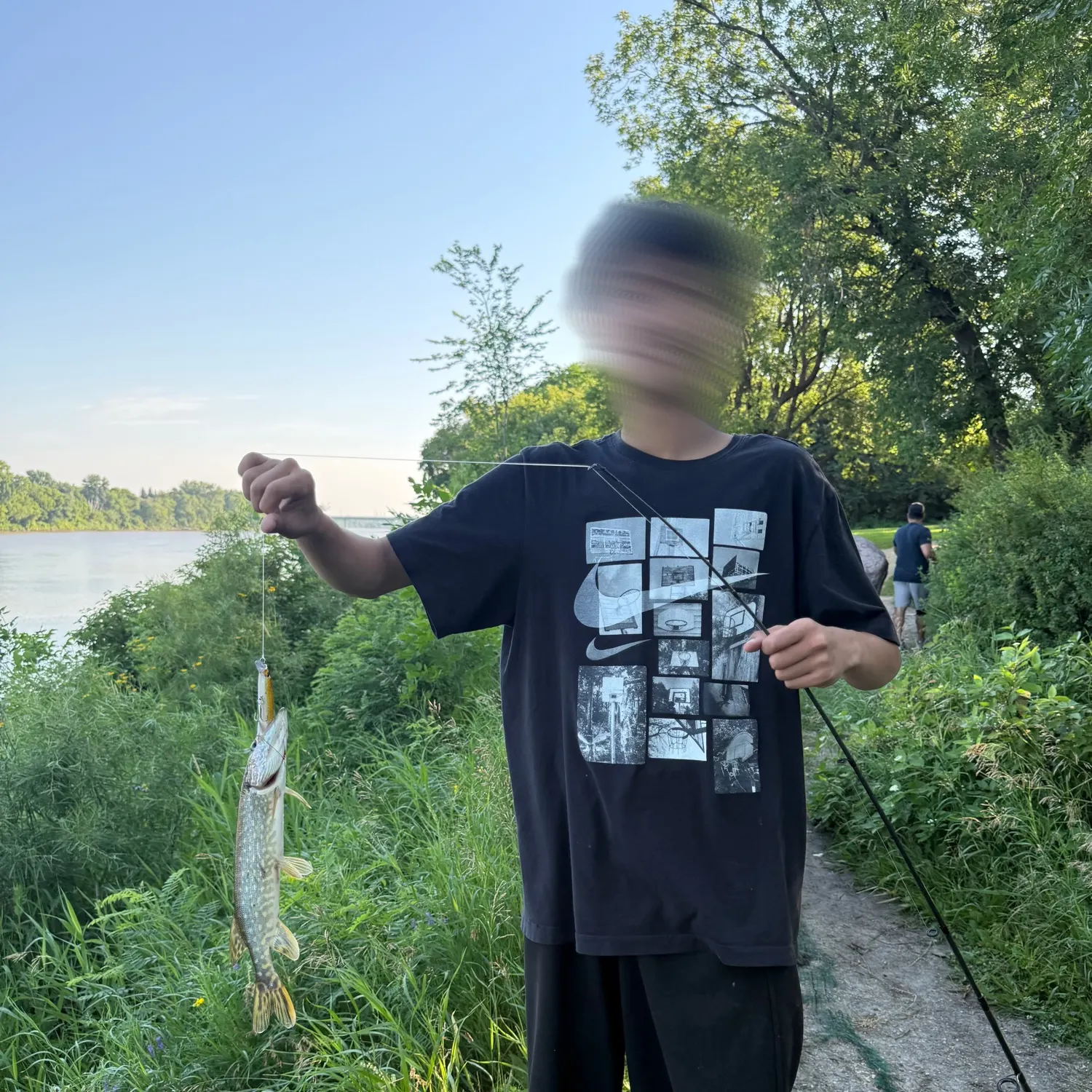 Northern pike caught on Fishbrain