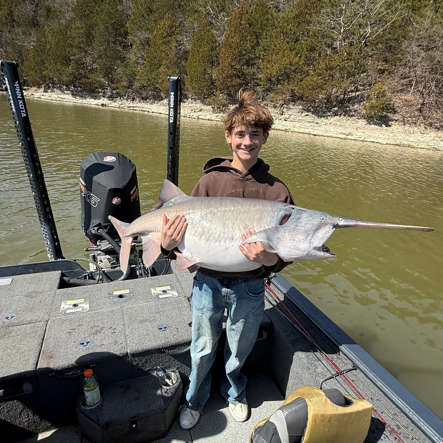 The most recent Paddlefish catches on Fishbrain