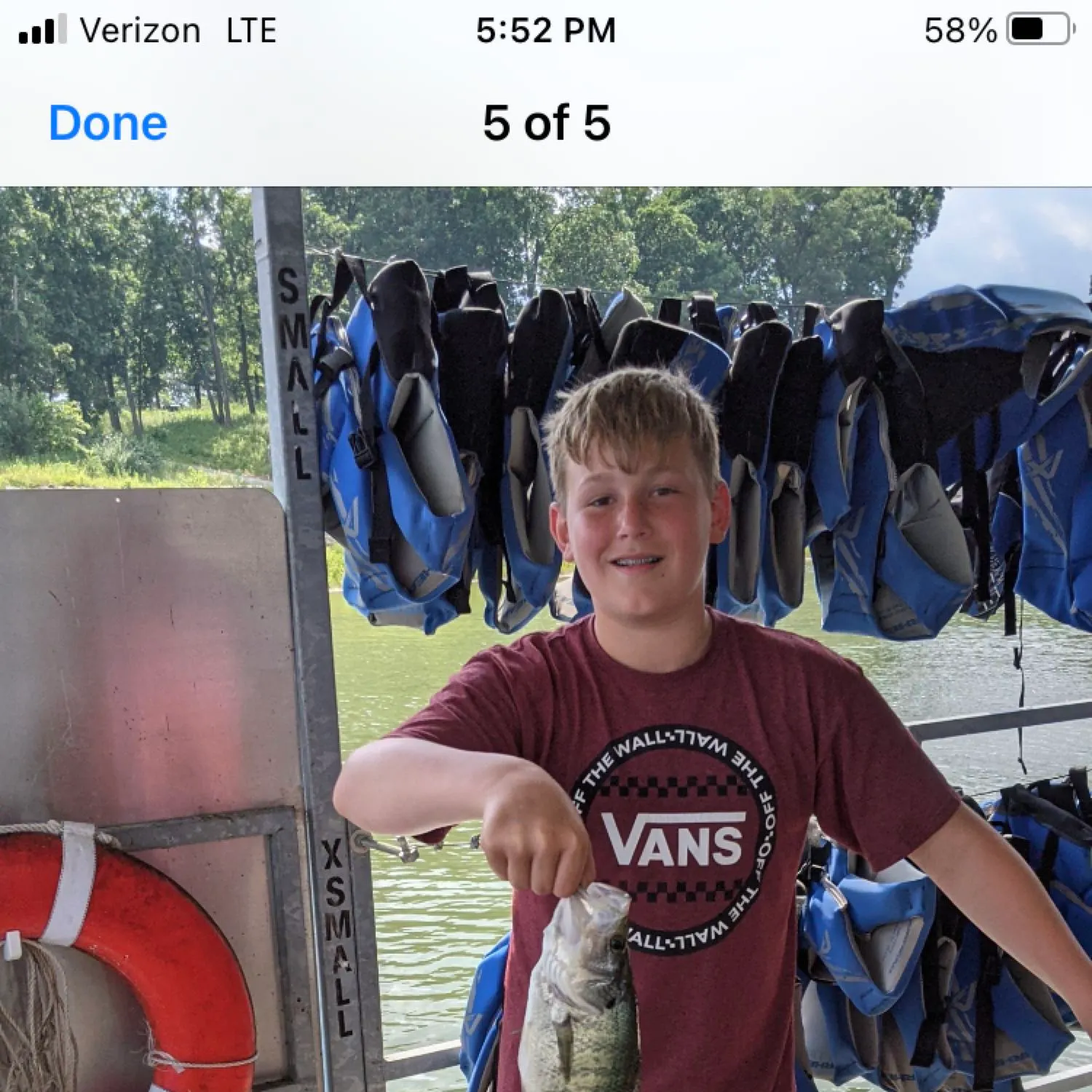 recently logged catches