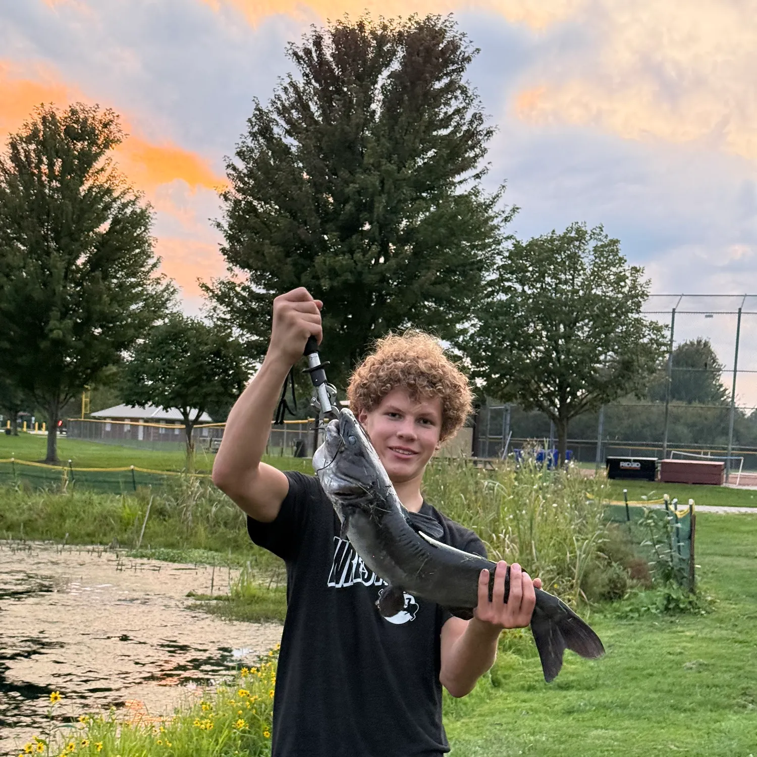 Channel catfish caught on Fishbrain