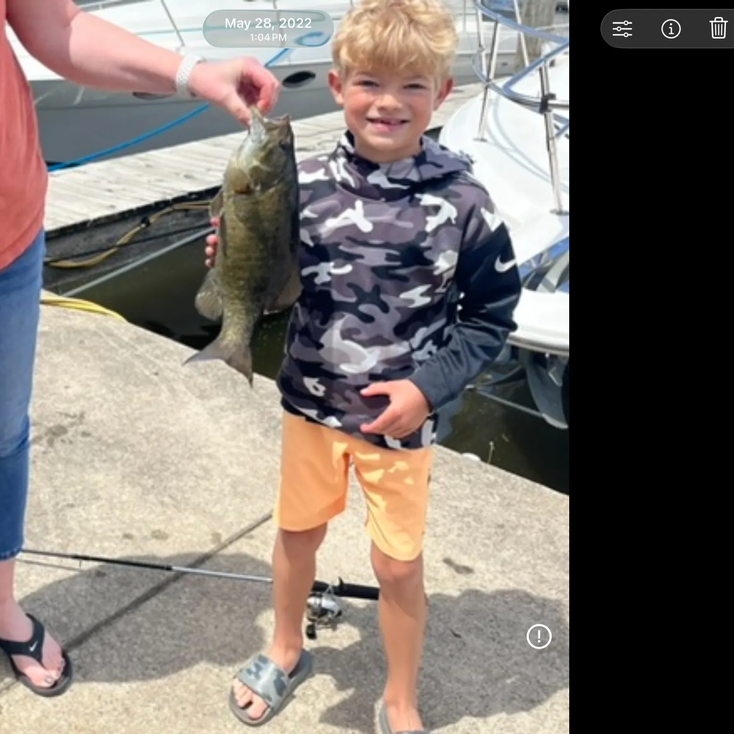 Smallmouth bass caught on Fishbrain