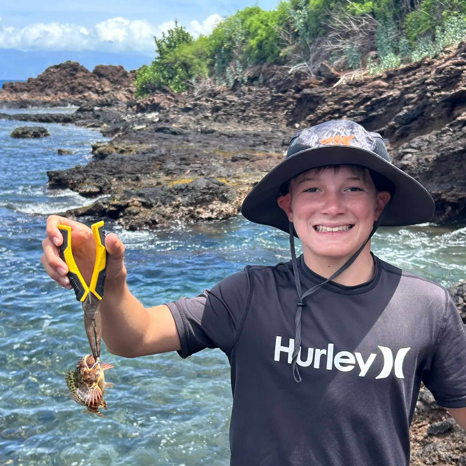 The most recent Stocky hawkfish catches on Fishbrain