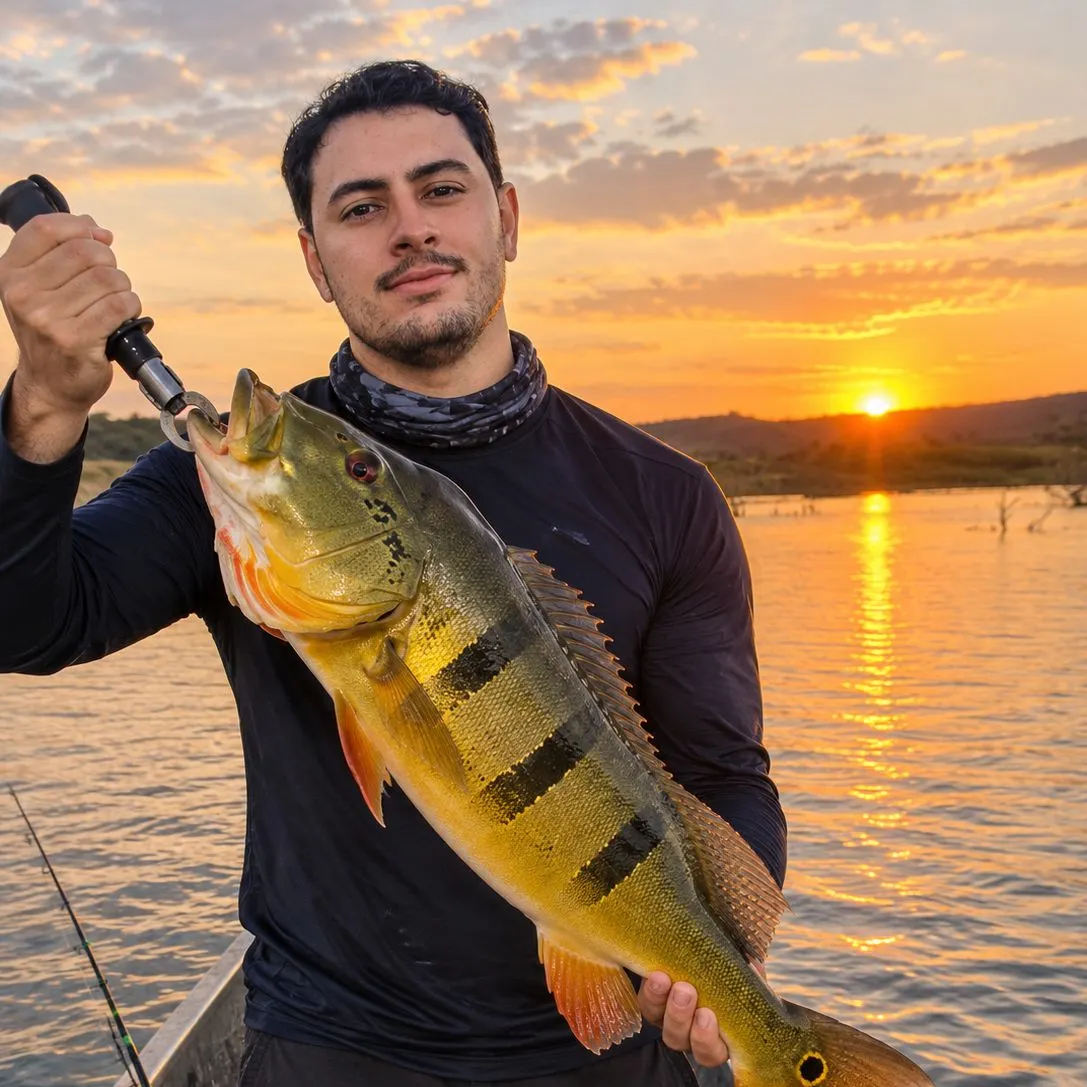 Butterfly peacock bass caught on Fishbrain
