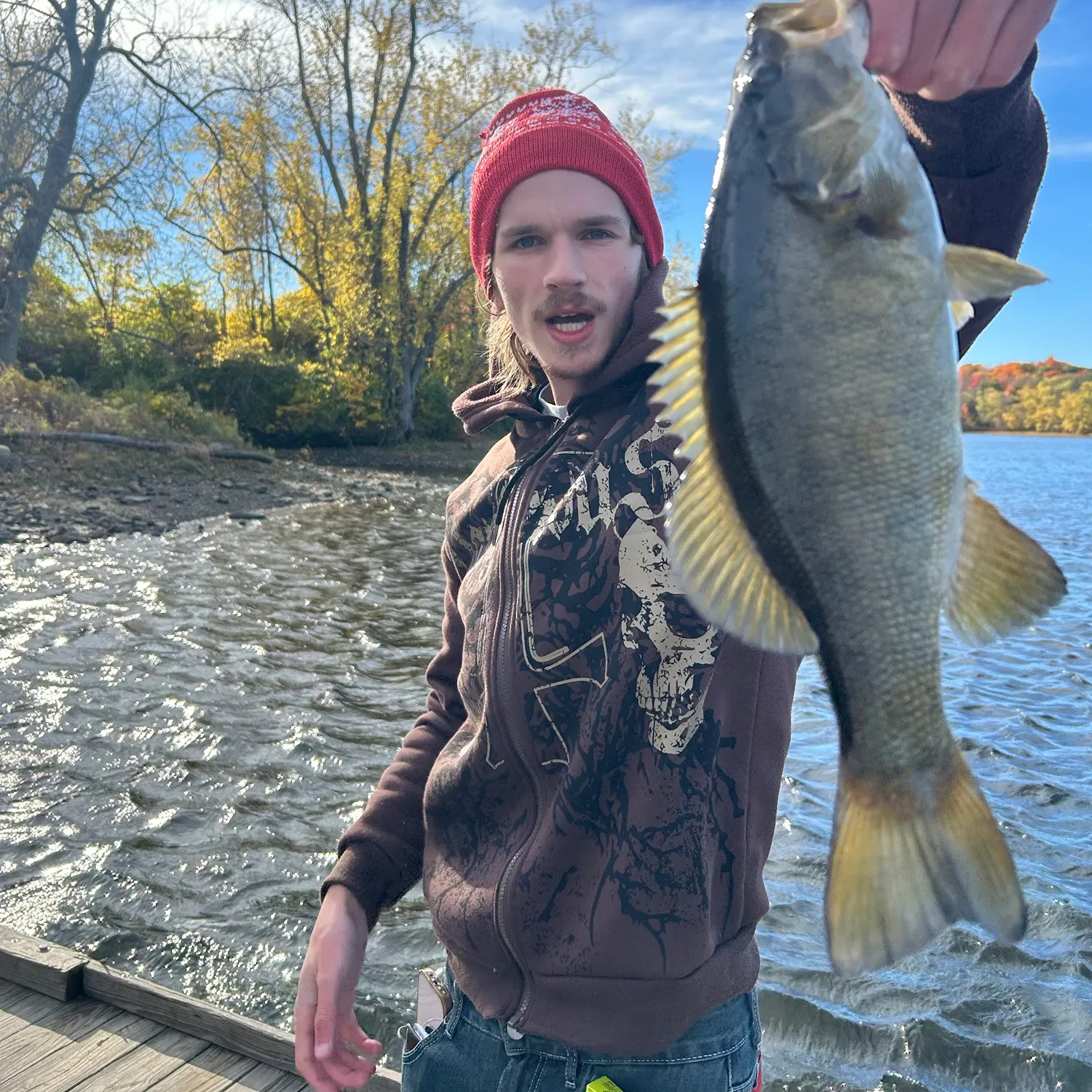 Smallmouth bass caught on Fishbrain