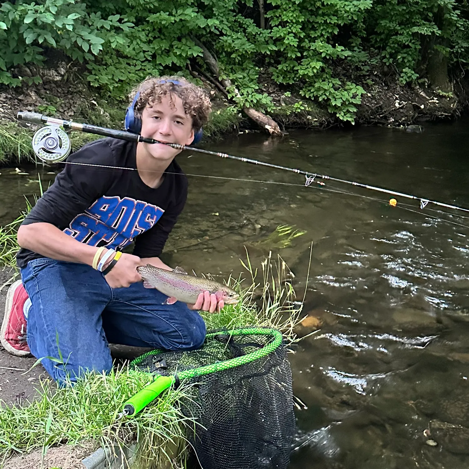 Rainbow trout caught on Fishbrain