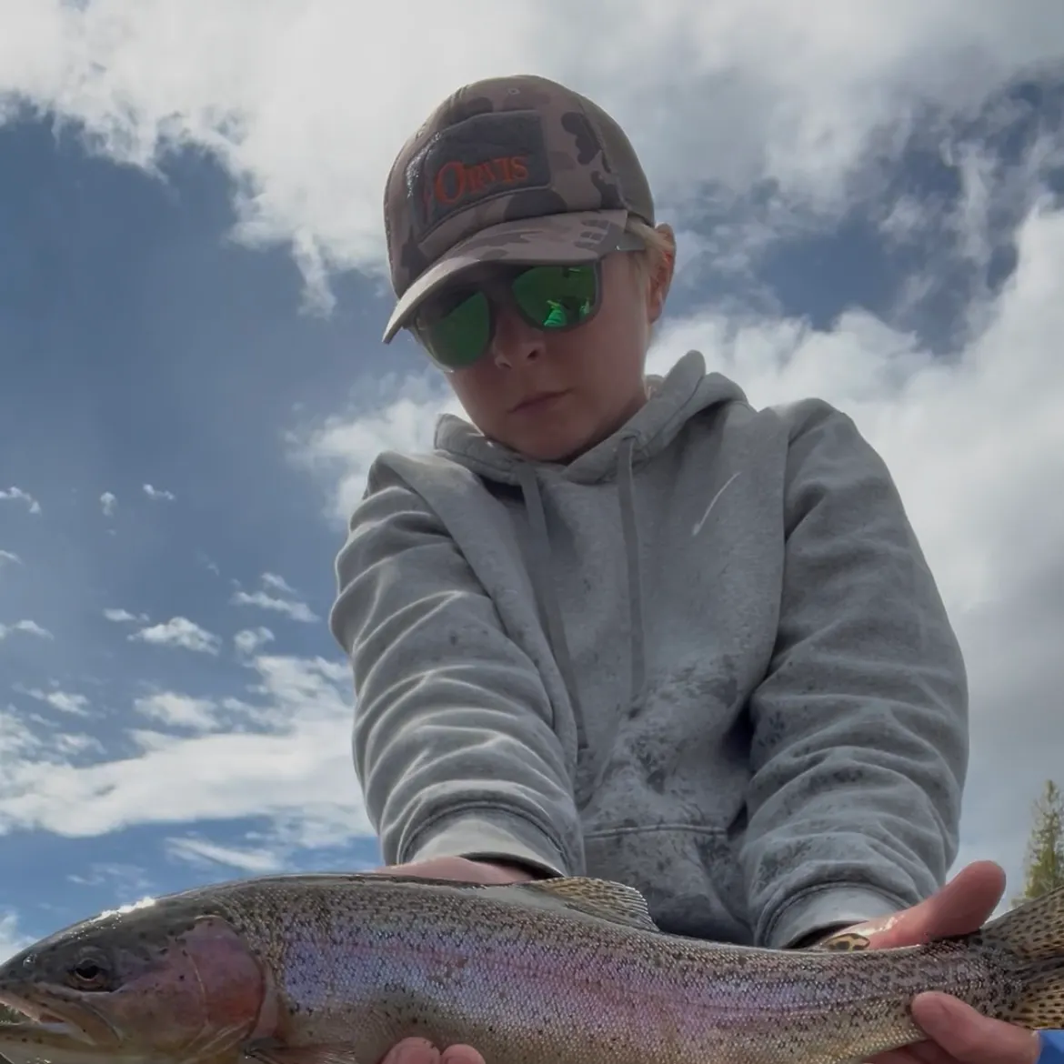 Rainbow trout caught on Fishbrain