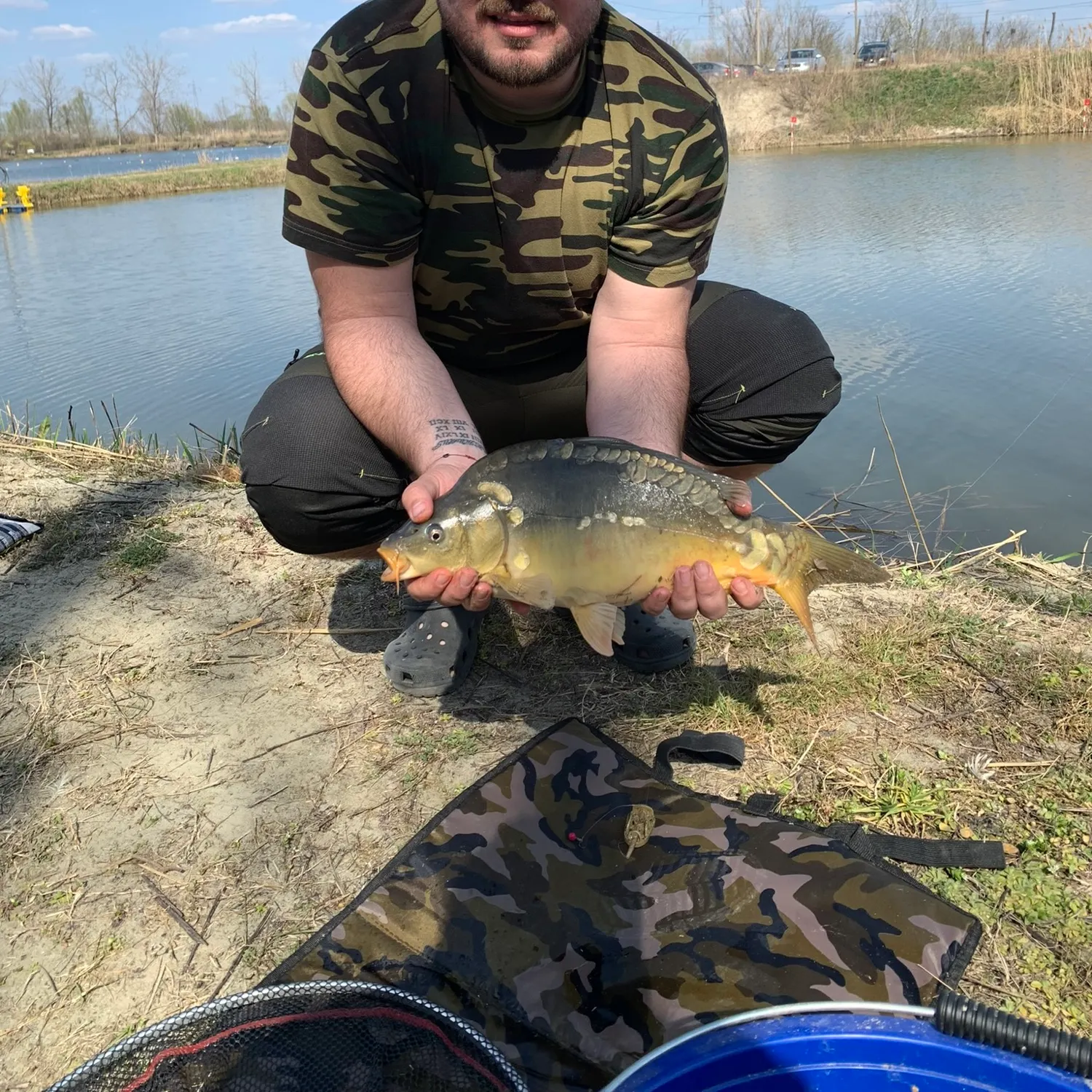 Leather carp caught on Fishbrain