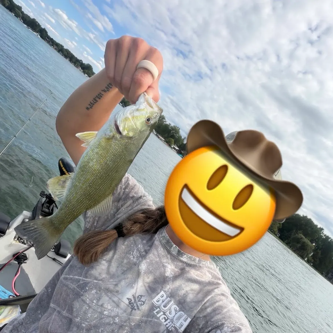 Smallmouth bass caught on Fishbrain