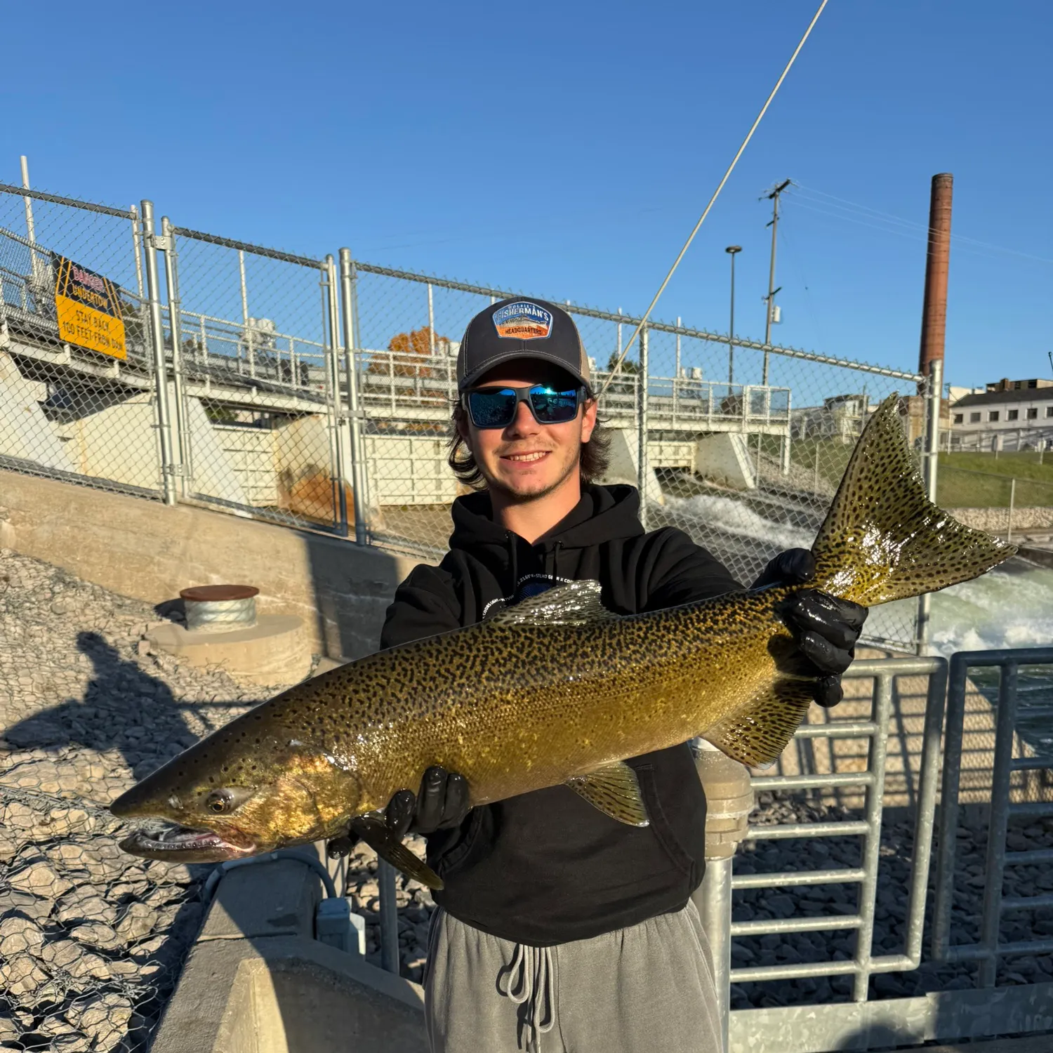 Chinook salmon caught on Fishbrain
