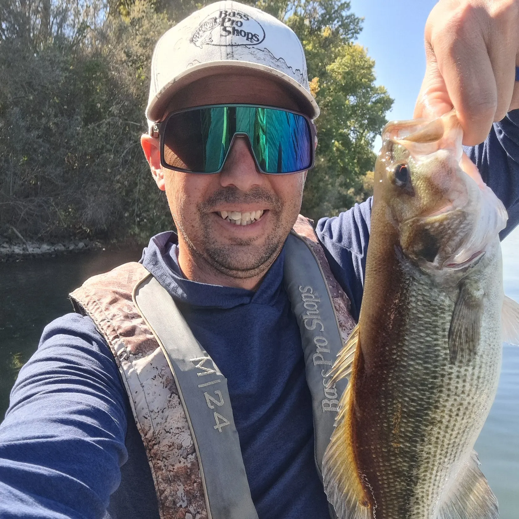 Spotted bass caught on Fishbrain