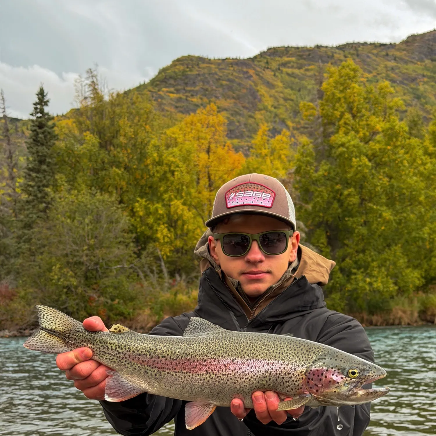 Rainbow trout caught on Fishbrain