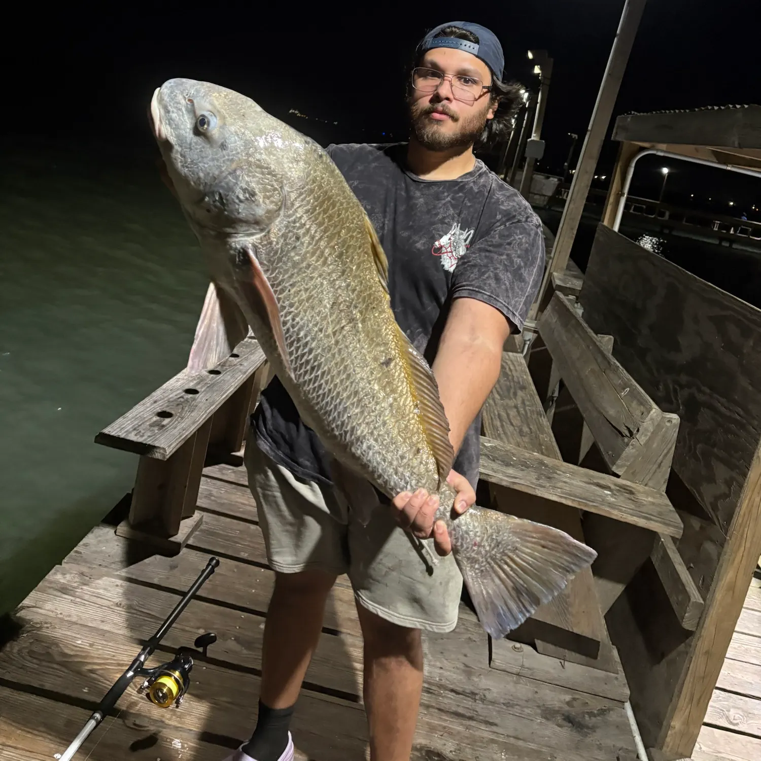 Black drum caught on Fishbrain