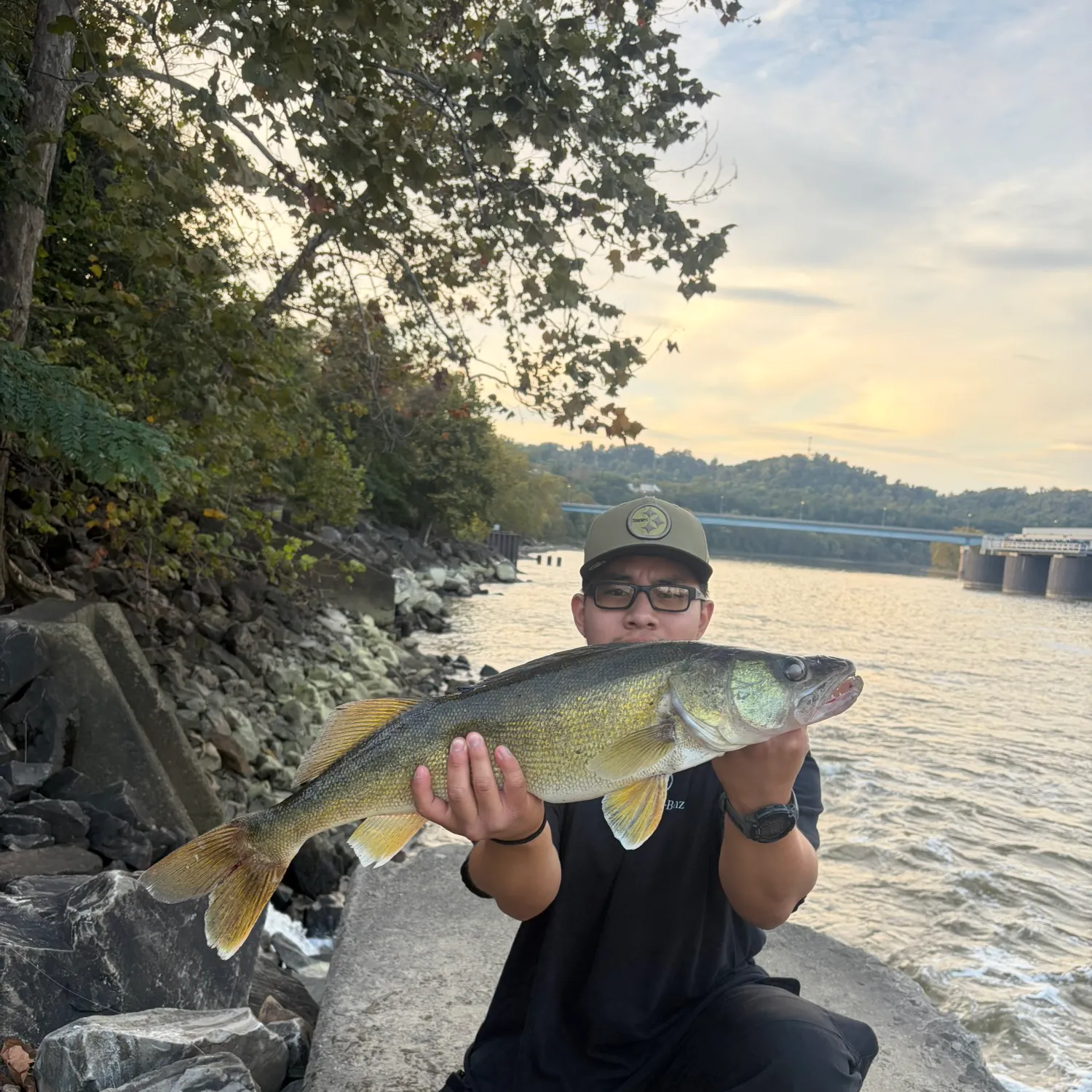 Walleye caught on Fishbrain