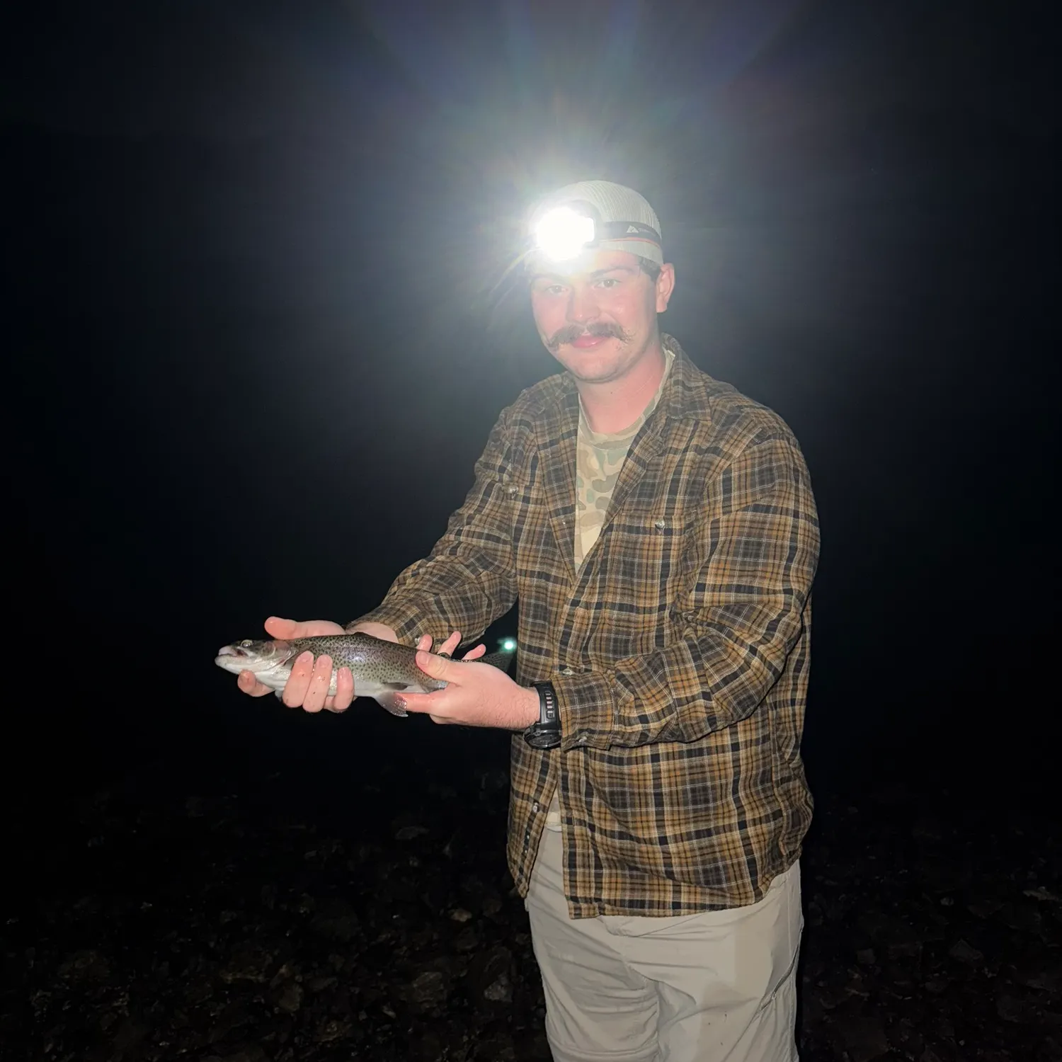 Rainbow trout caught on Fishbrain