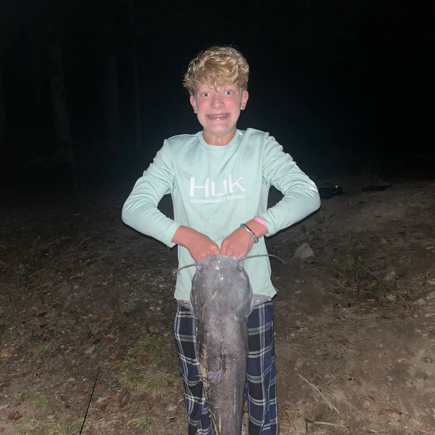 Blue catfish caught on Fishbrain