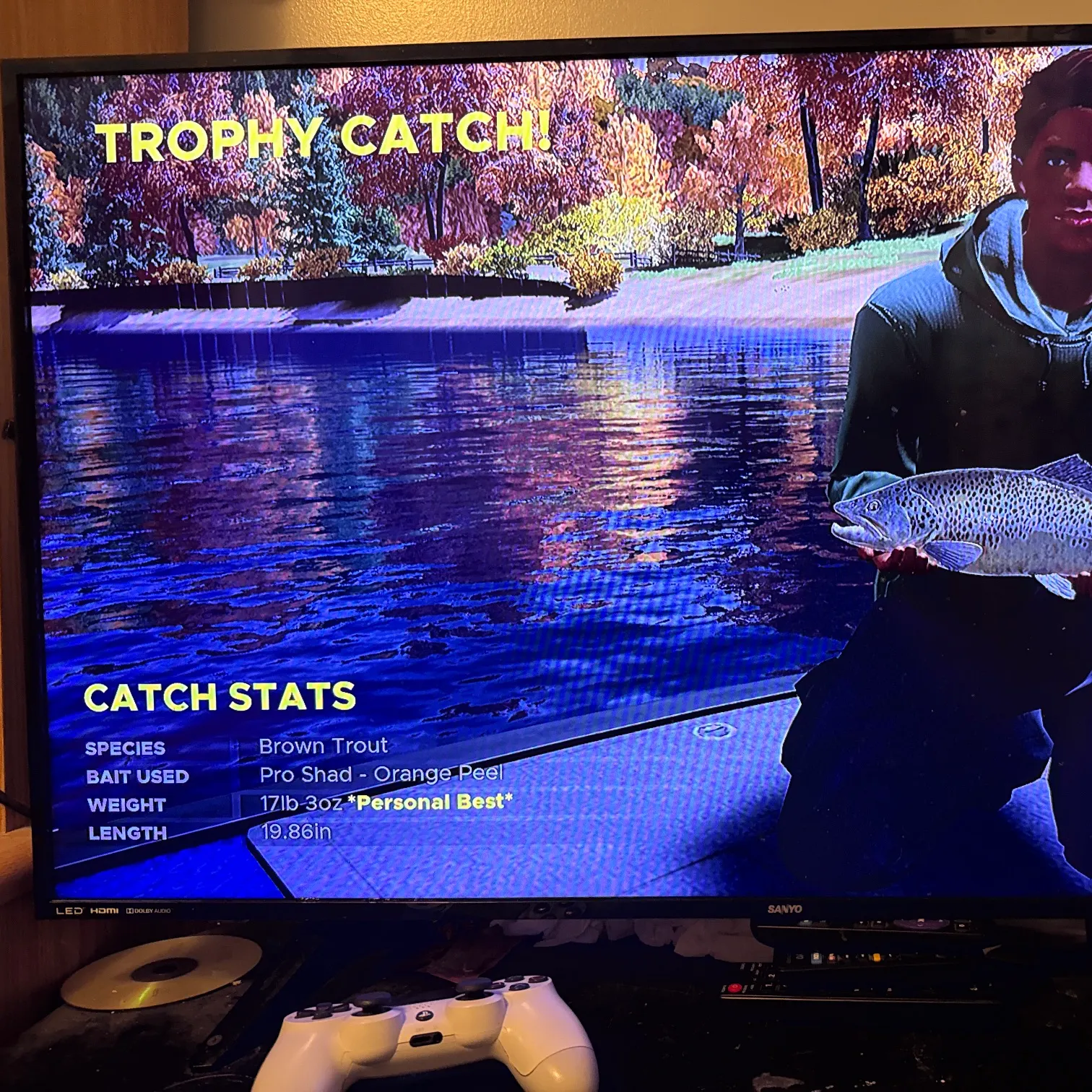 recently logged catches