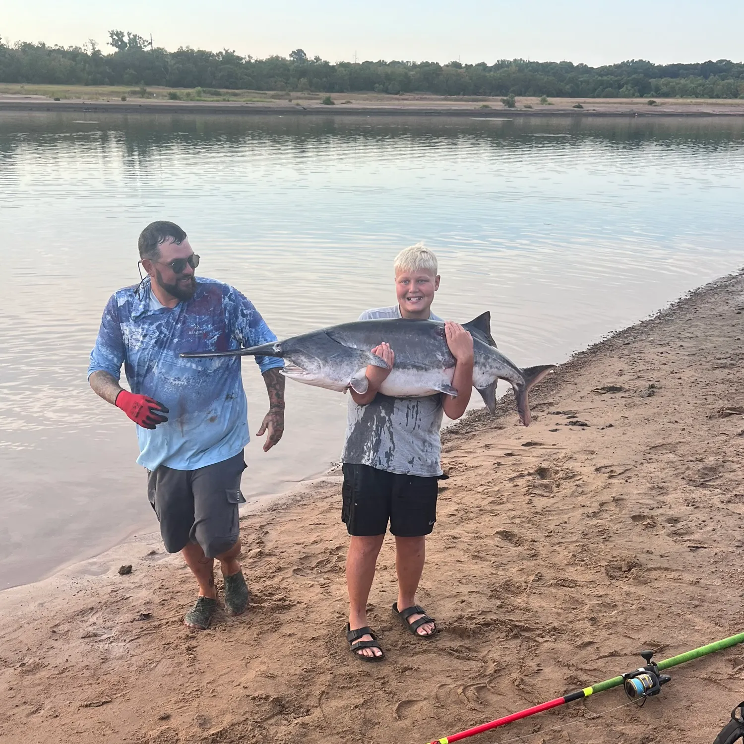The most recent Paddlefish catches on Fishbrain
