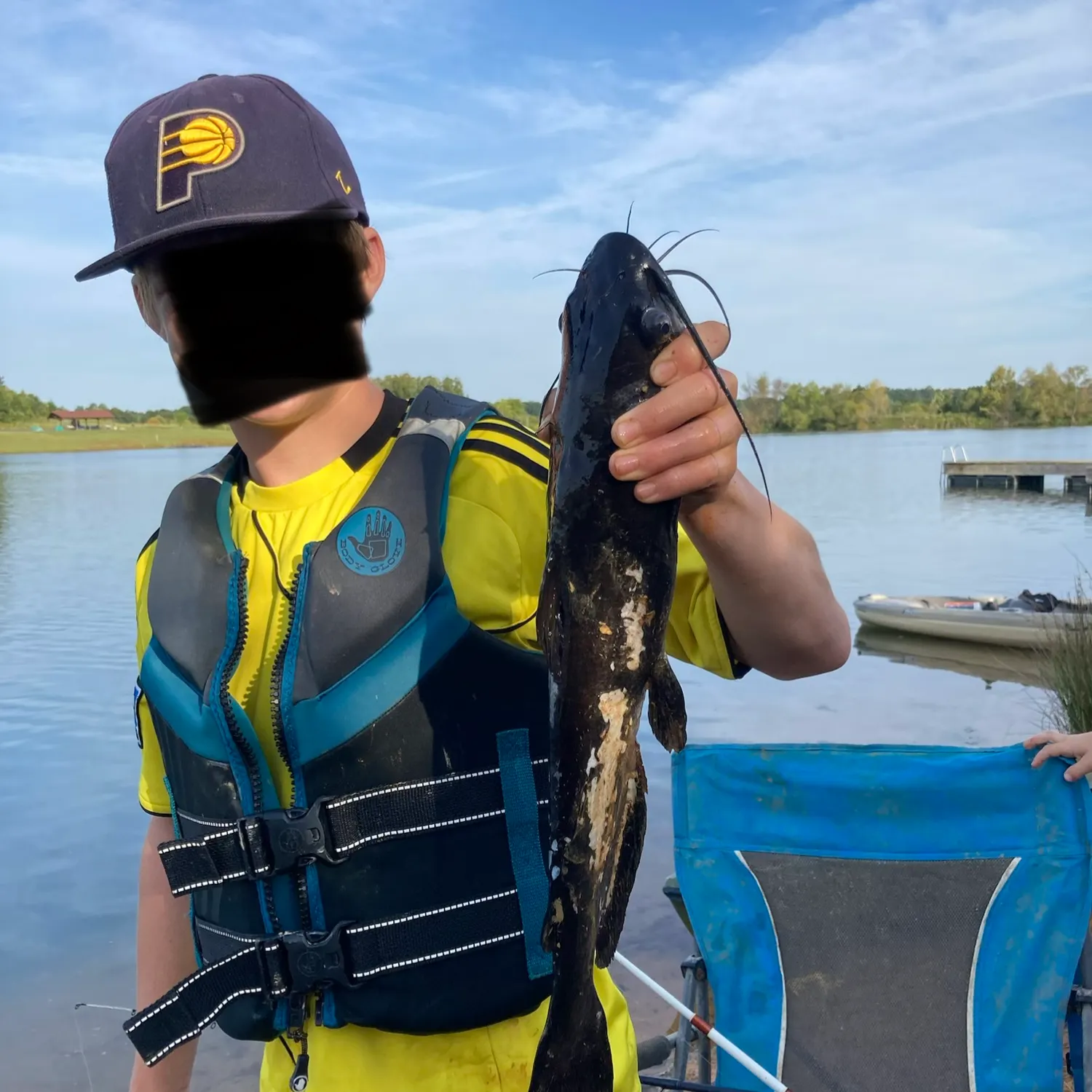 Channel catfish caught on Fishbrain