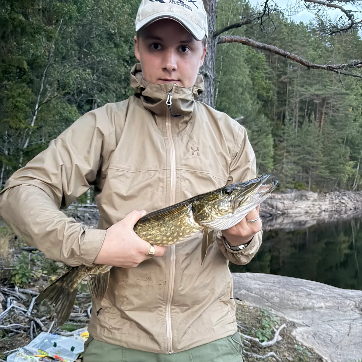 Northern pike caught on Fishbrain