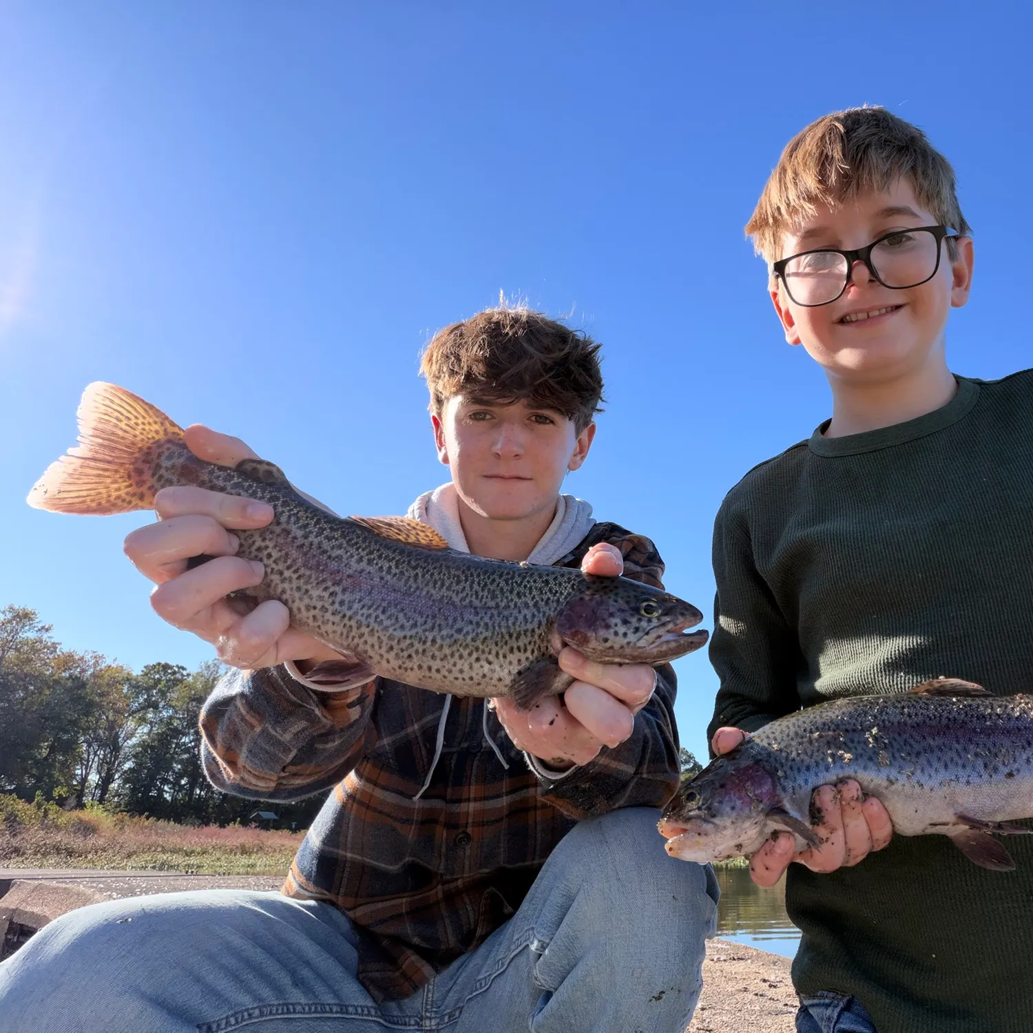 Rainbow trout caught on Fishbrain