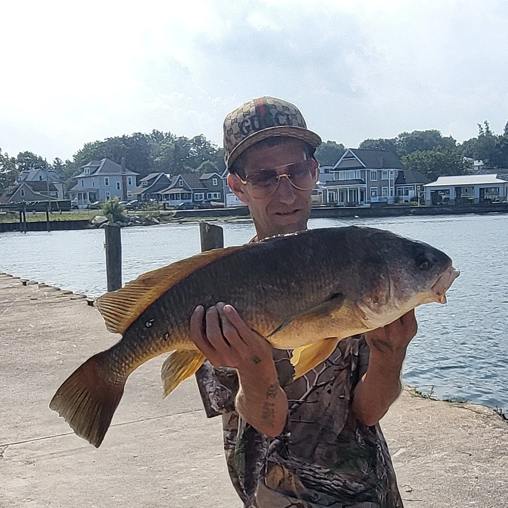 Freshwater drum caught on Fishbrain
