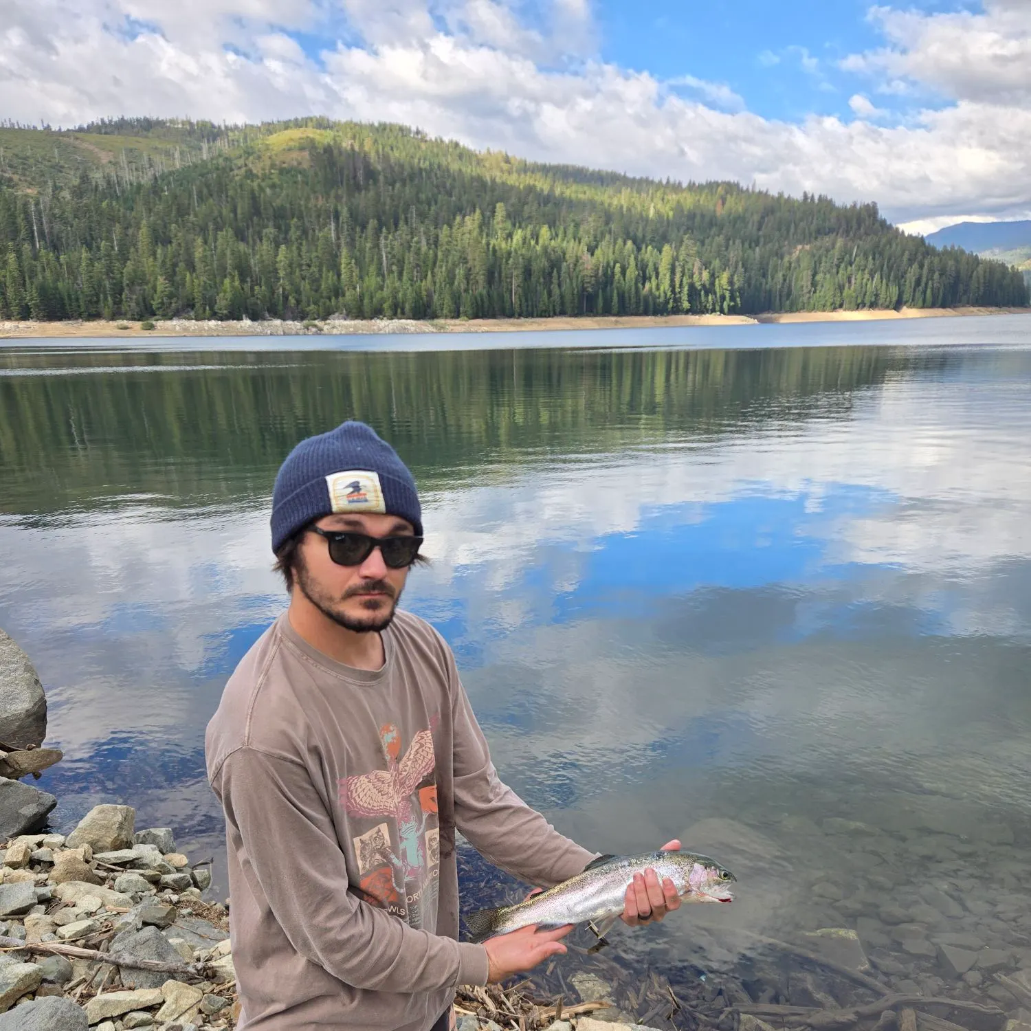 Rainbow trout caught on Fishbrain