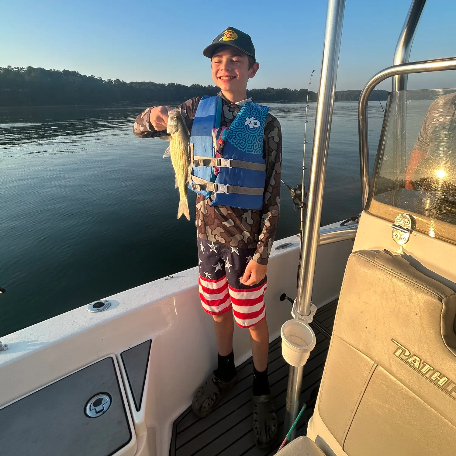 Striped bass caught on Fishbrain