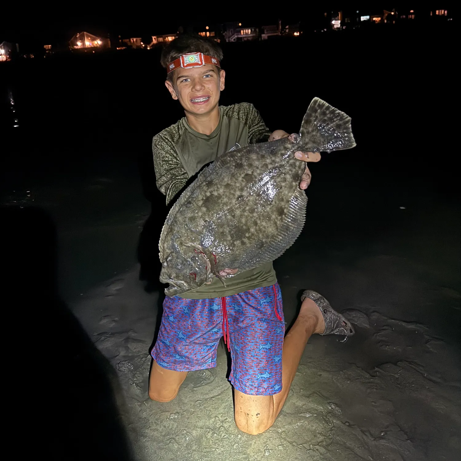 Summer flounder caught on Fishbrain