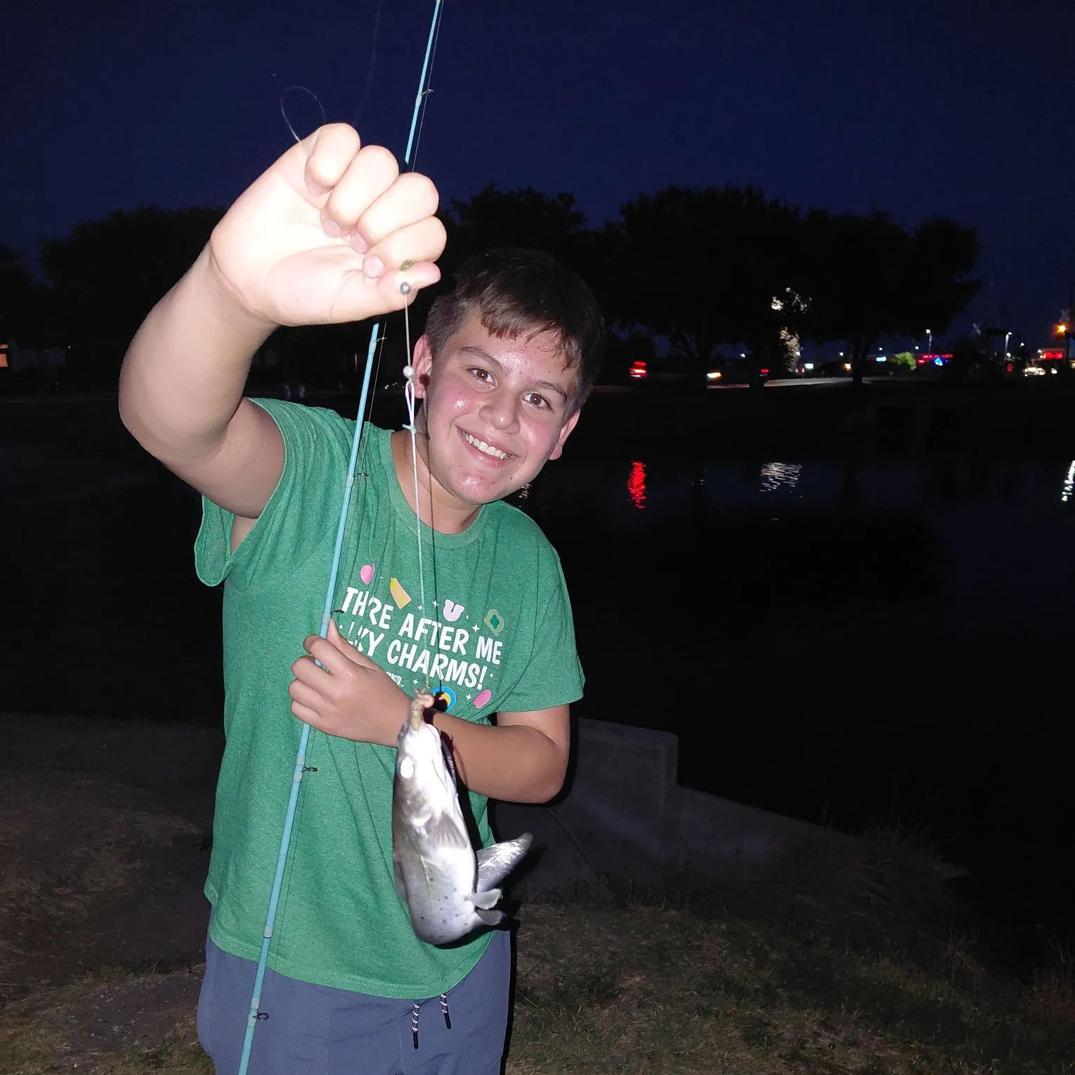Channel catfish caught on Fishbrain