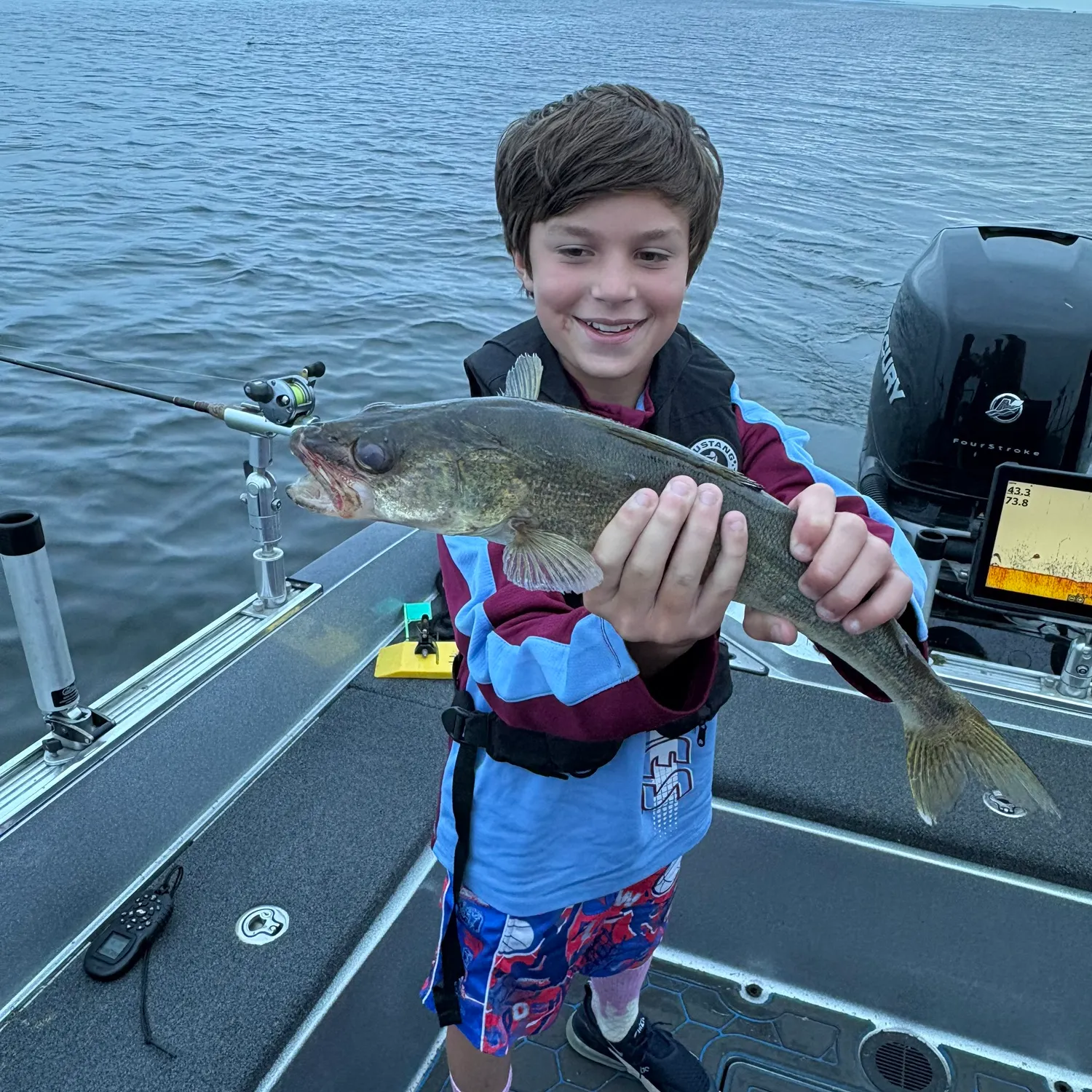 Walleye caught on Fishbrain