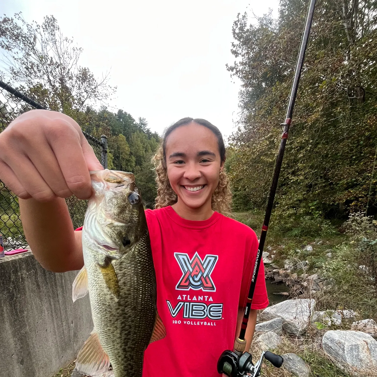 Spotted bass caught on Fishbrain