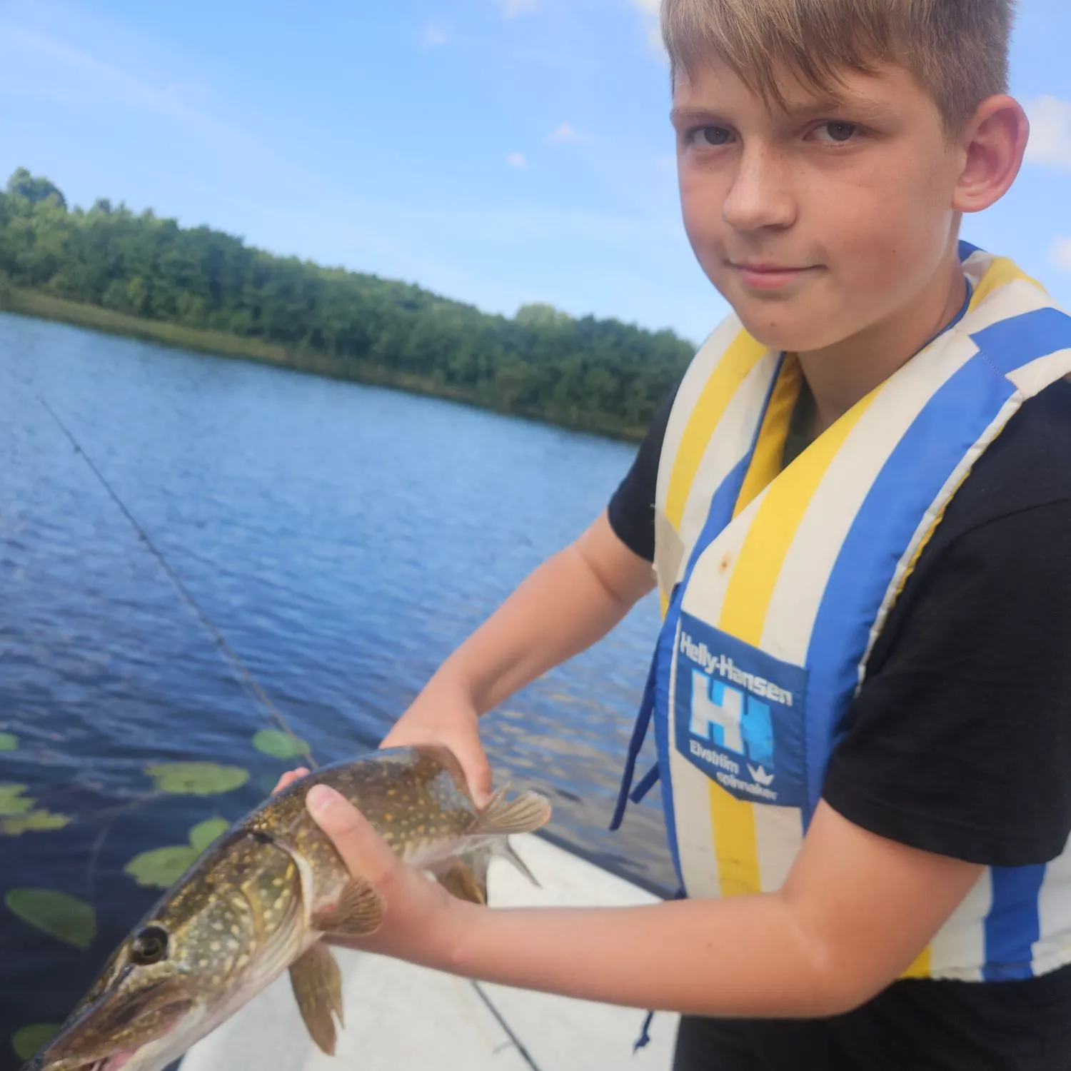 Northern pike caught on Fishbrain