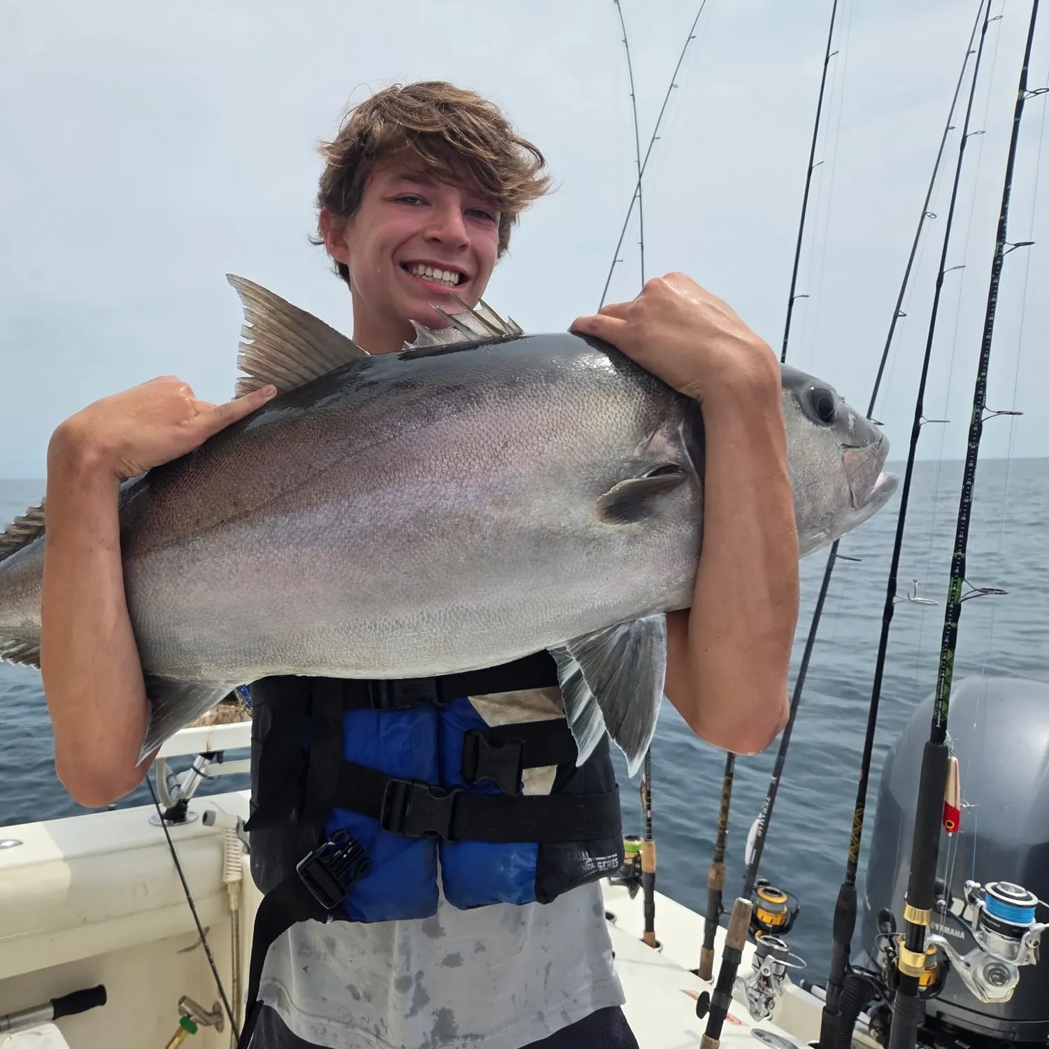 Greater amberjack caught on Fishbrain