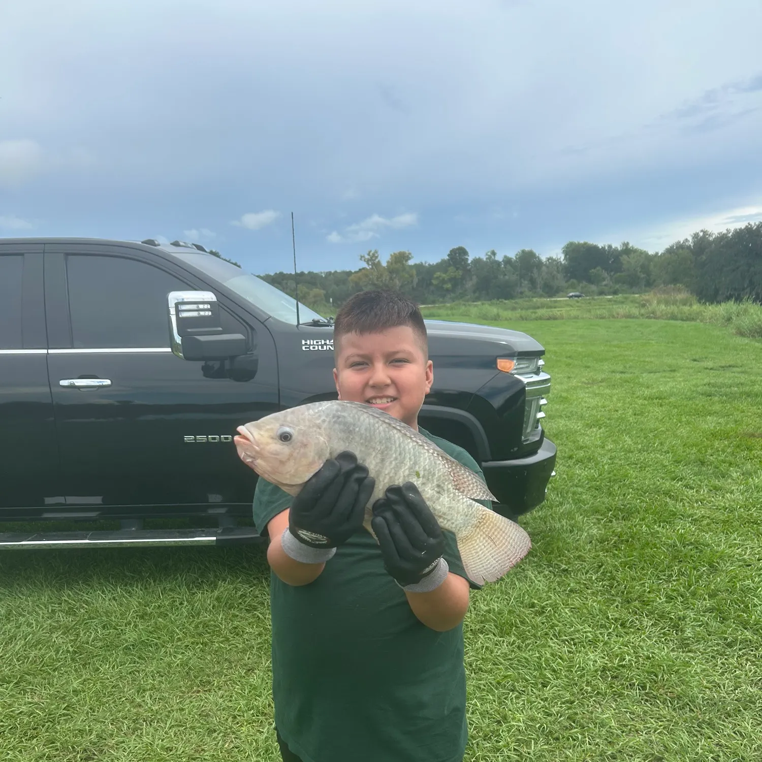 Nile tilapia caught on Fishbrain