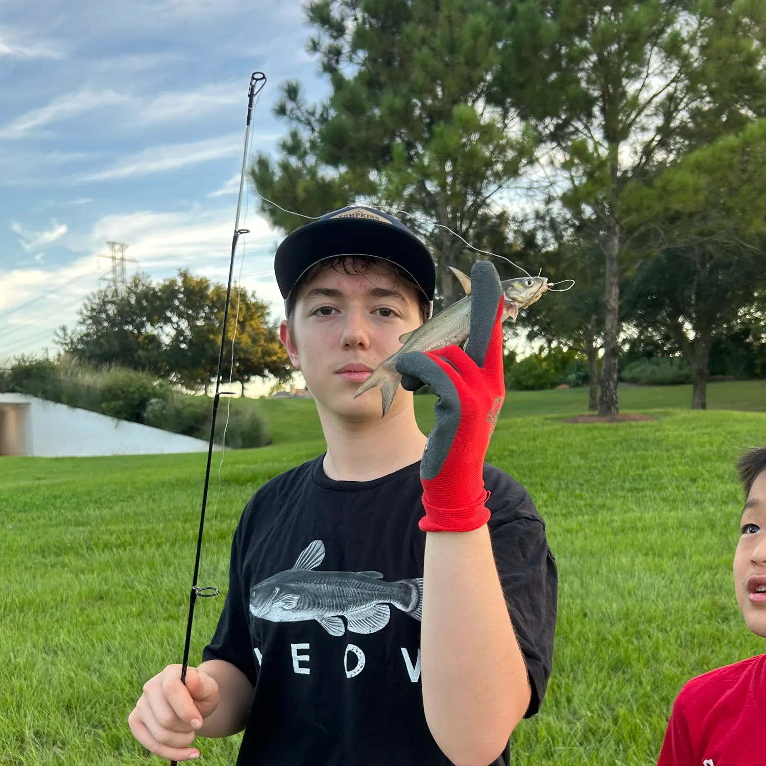 Channel catfish caught on Fishbrain