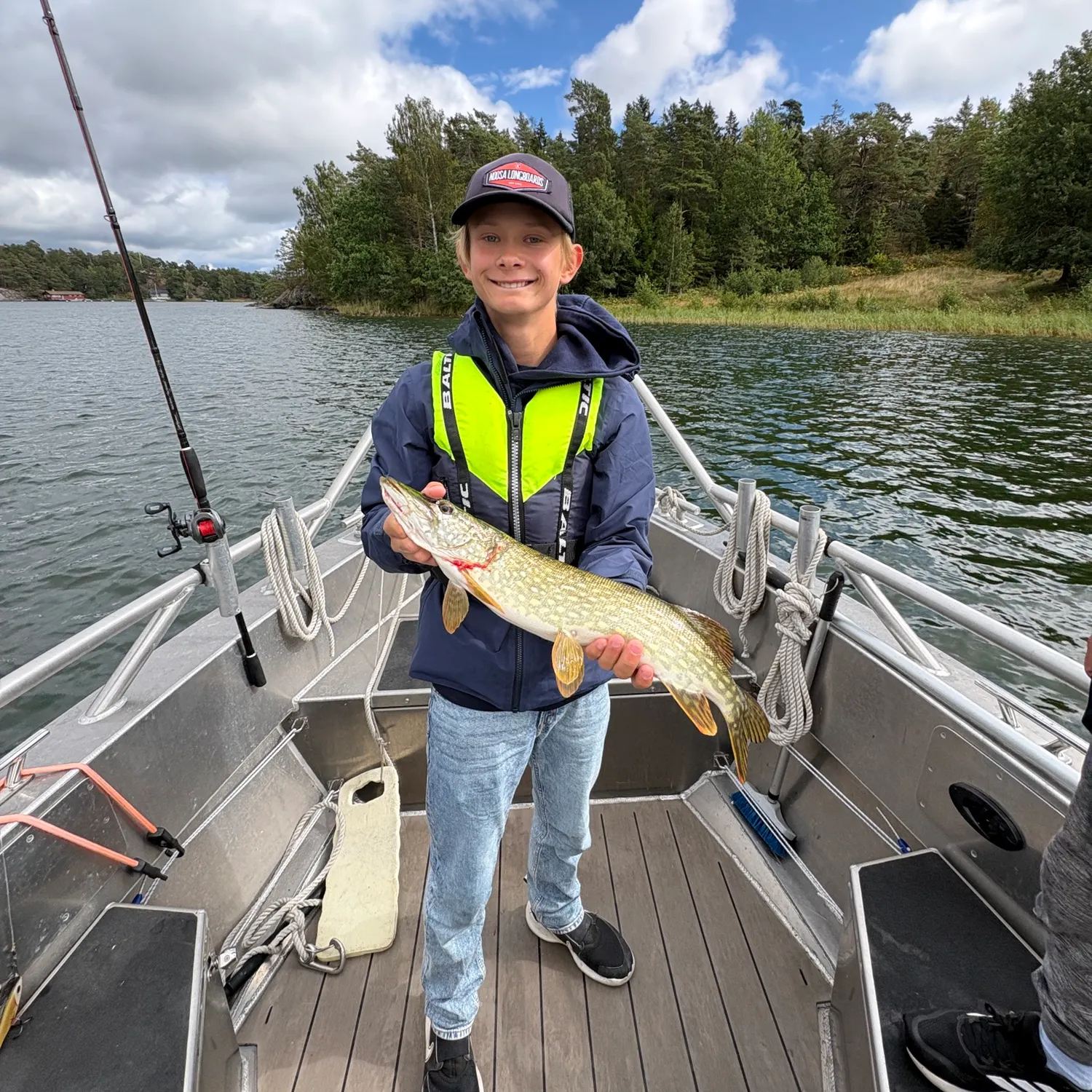 Northern pike caught on Fishbrain