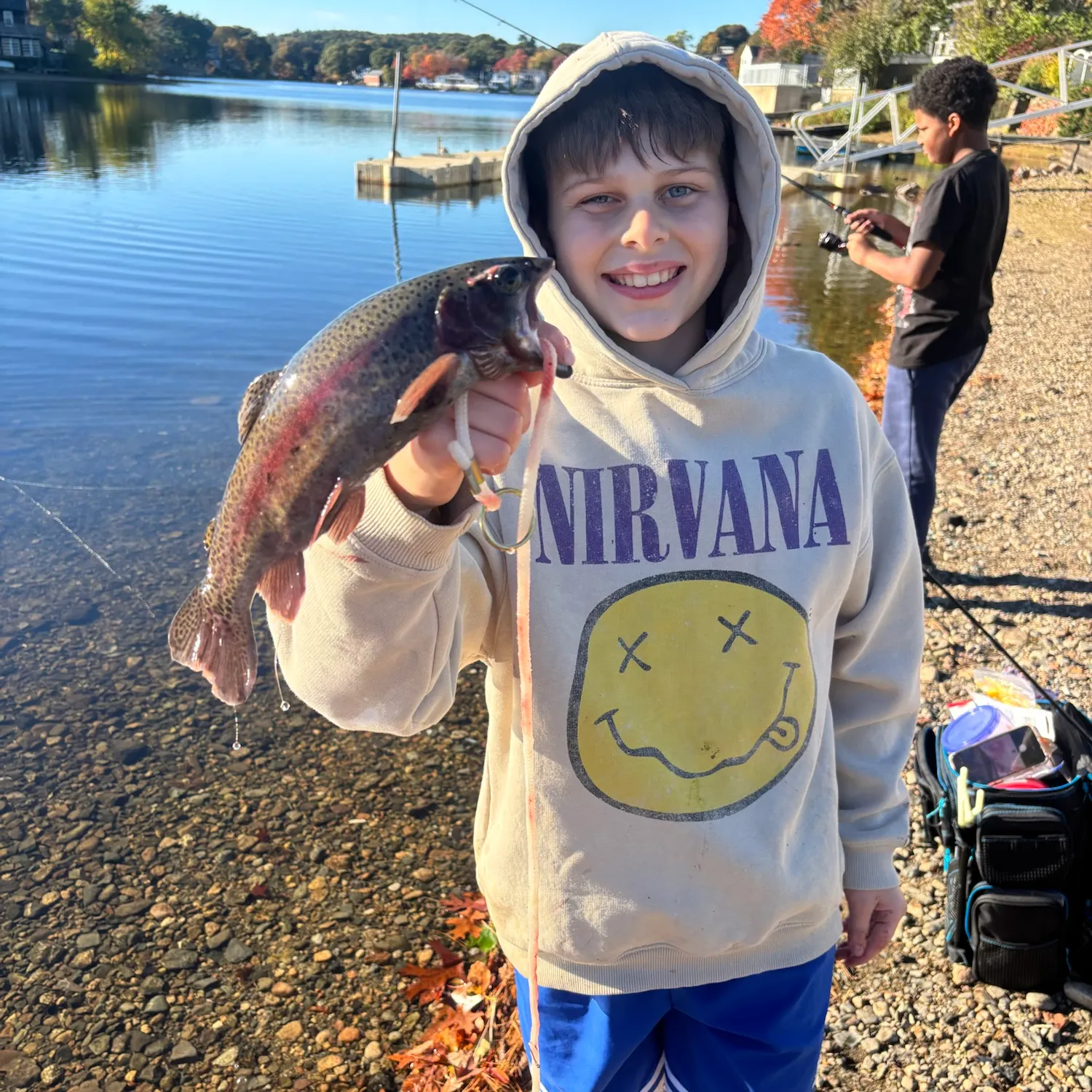 Rainbow trout caught on Fishbrain