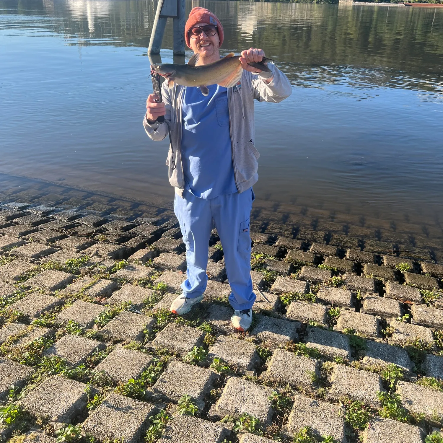 Channel catfish caught on Fishbrain
