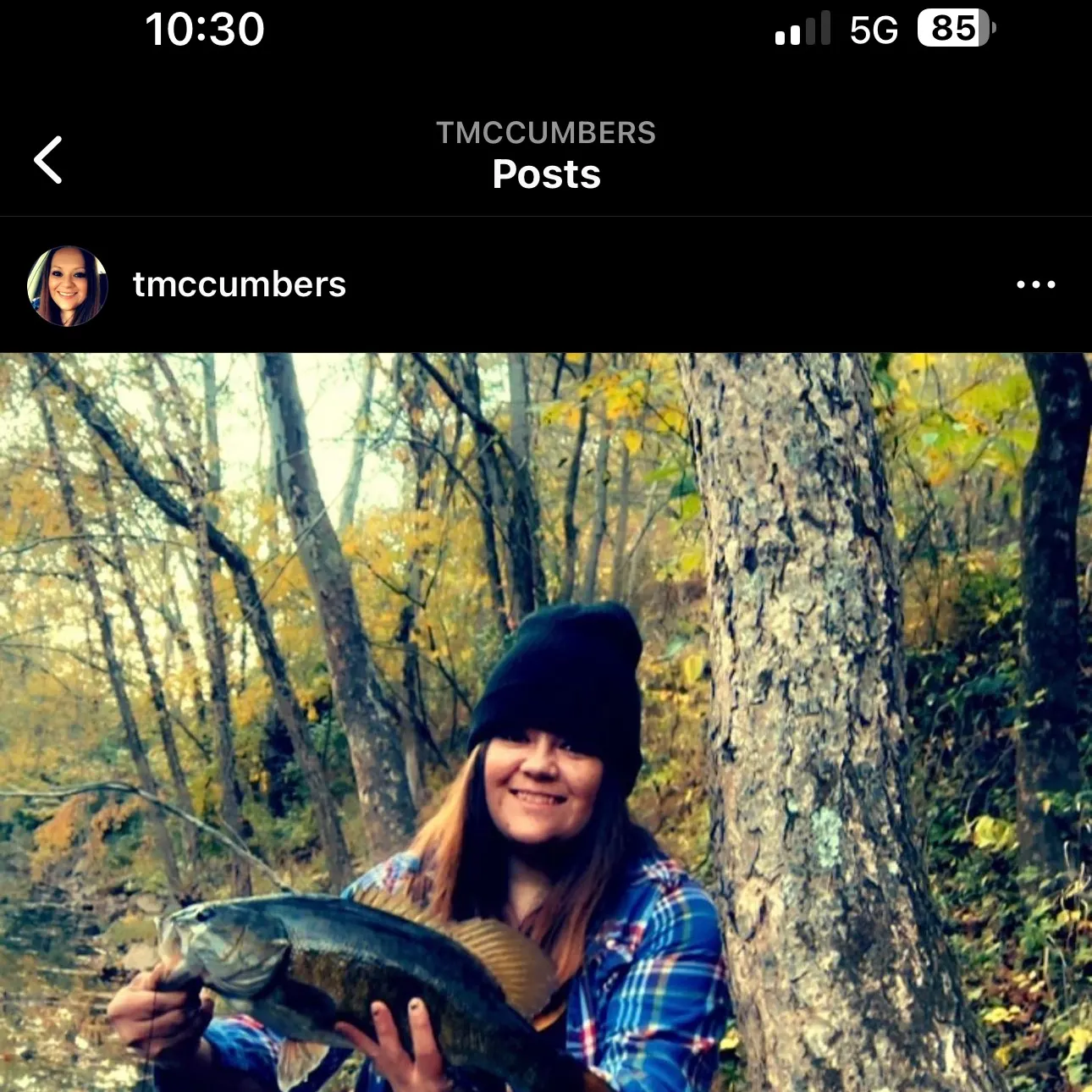 recently logged catches