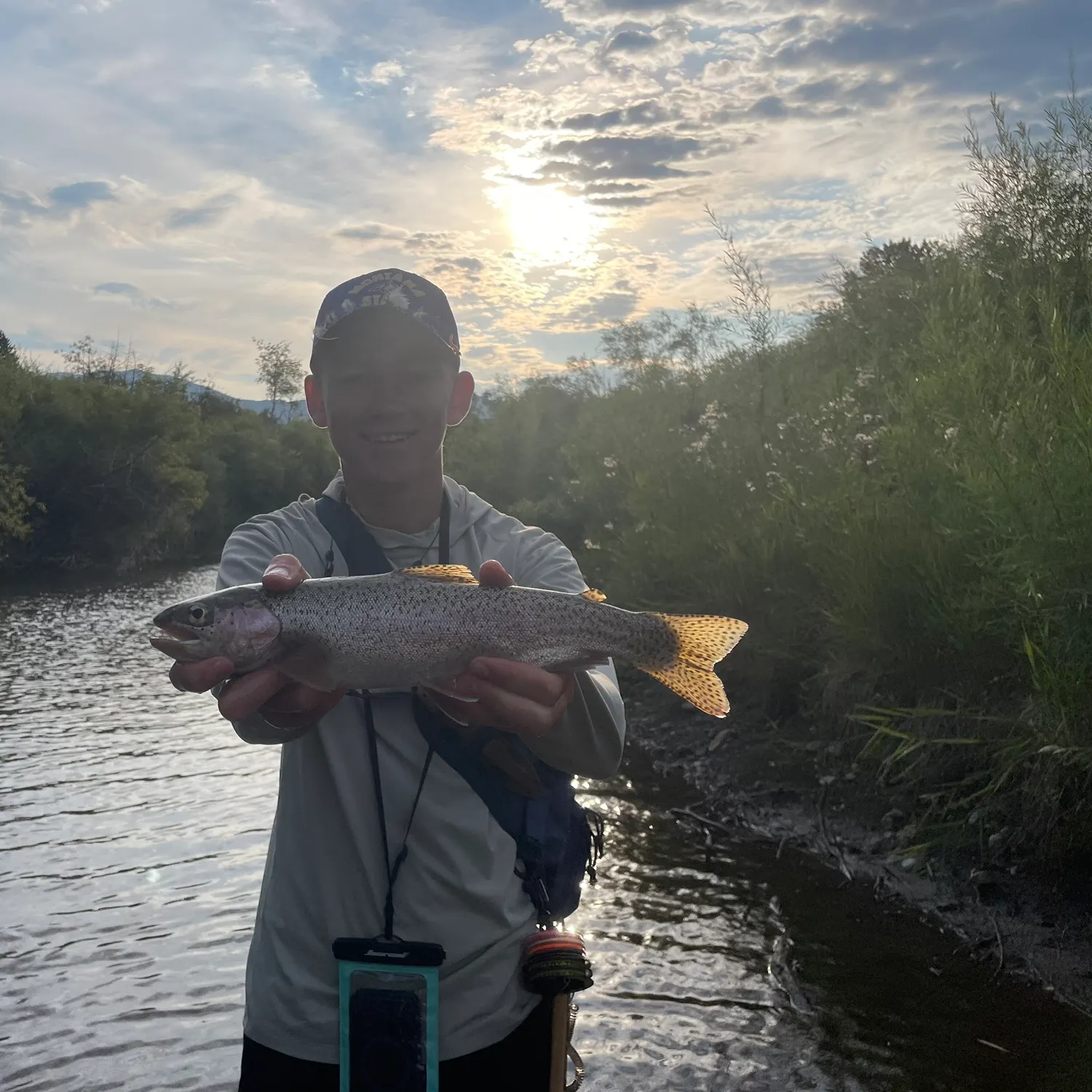 Rainbow trout caught on Fishbrain