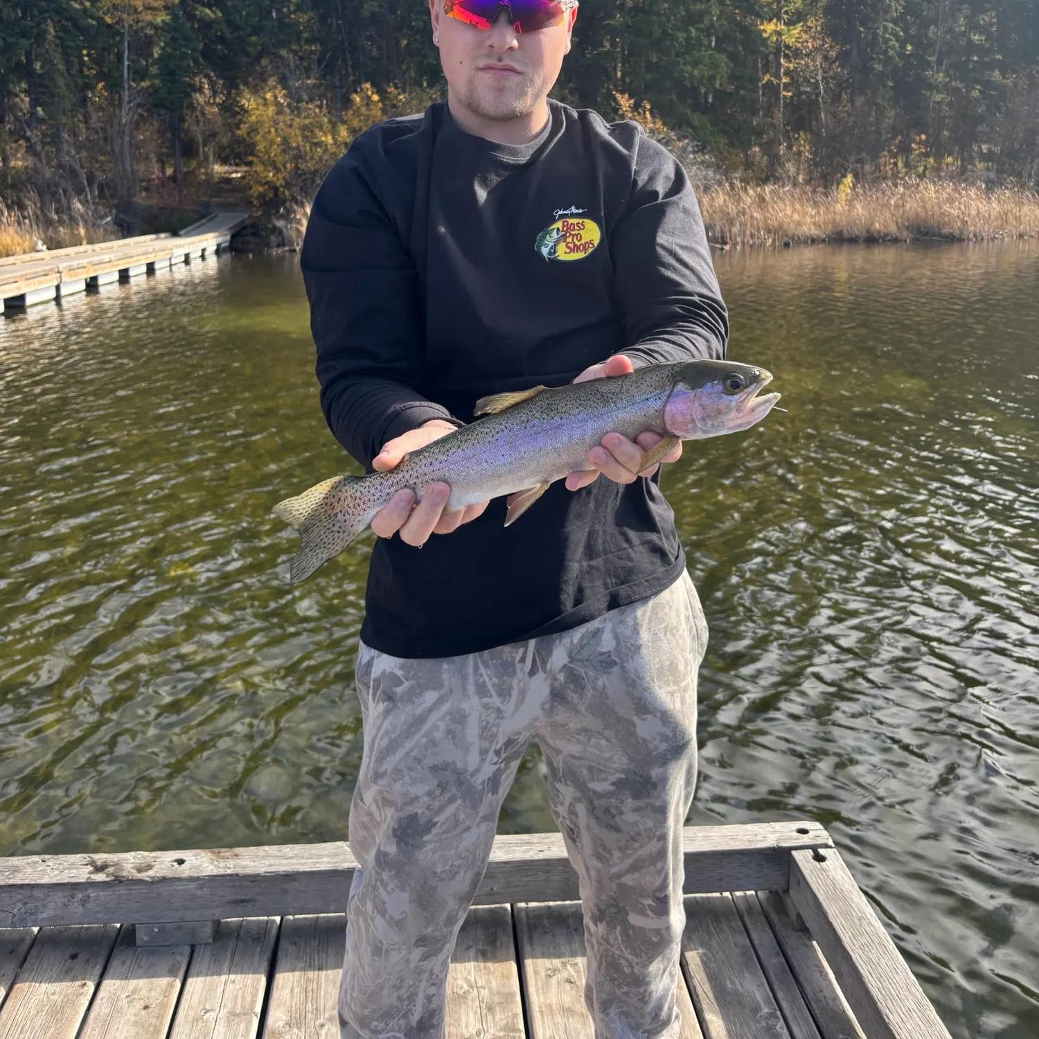 Rainbow trout caught on Fishbrain