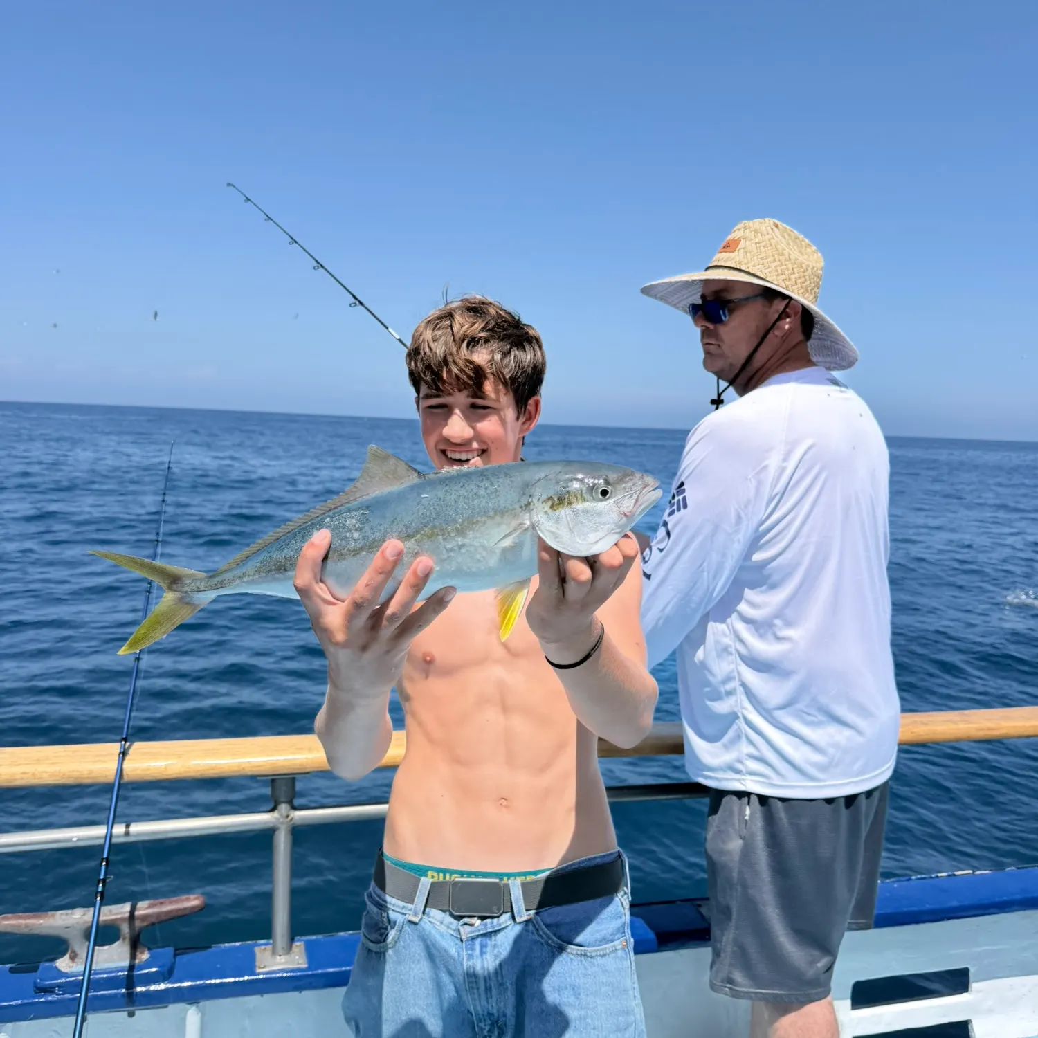 California yellowtail amberjack caught on Fishbrain